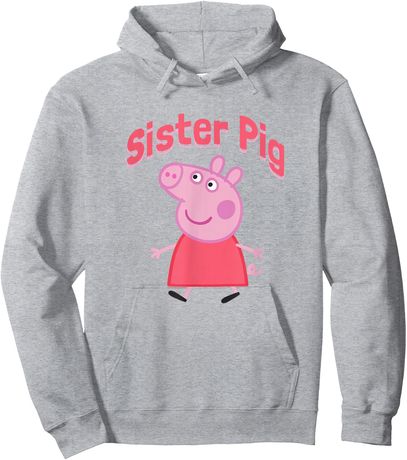 Peppa Pig Sister Pig Hoodie - Hoodie | Ash