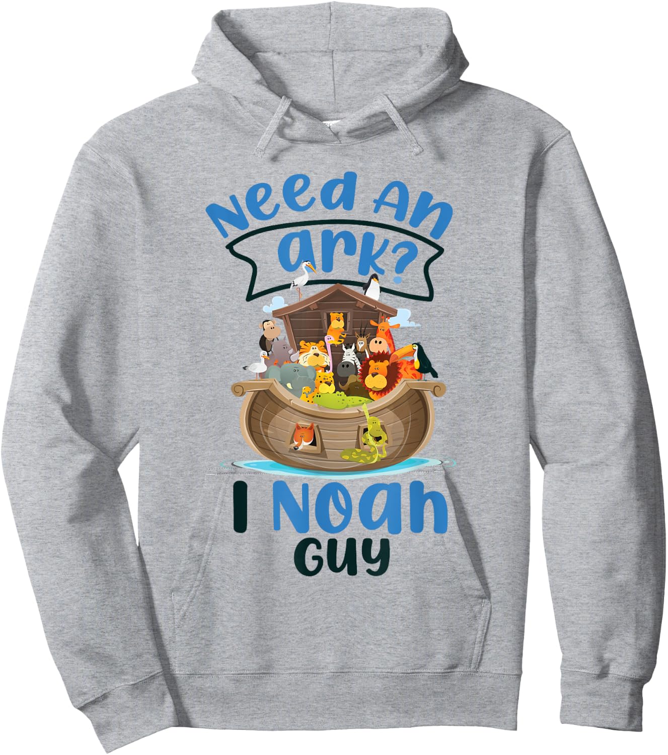 Christian Bible Verse Need An Ark? I Noah Guy Hoodie - Hoodie | Ash