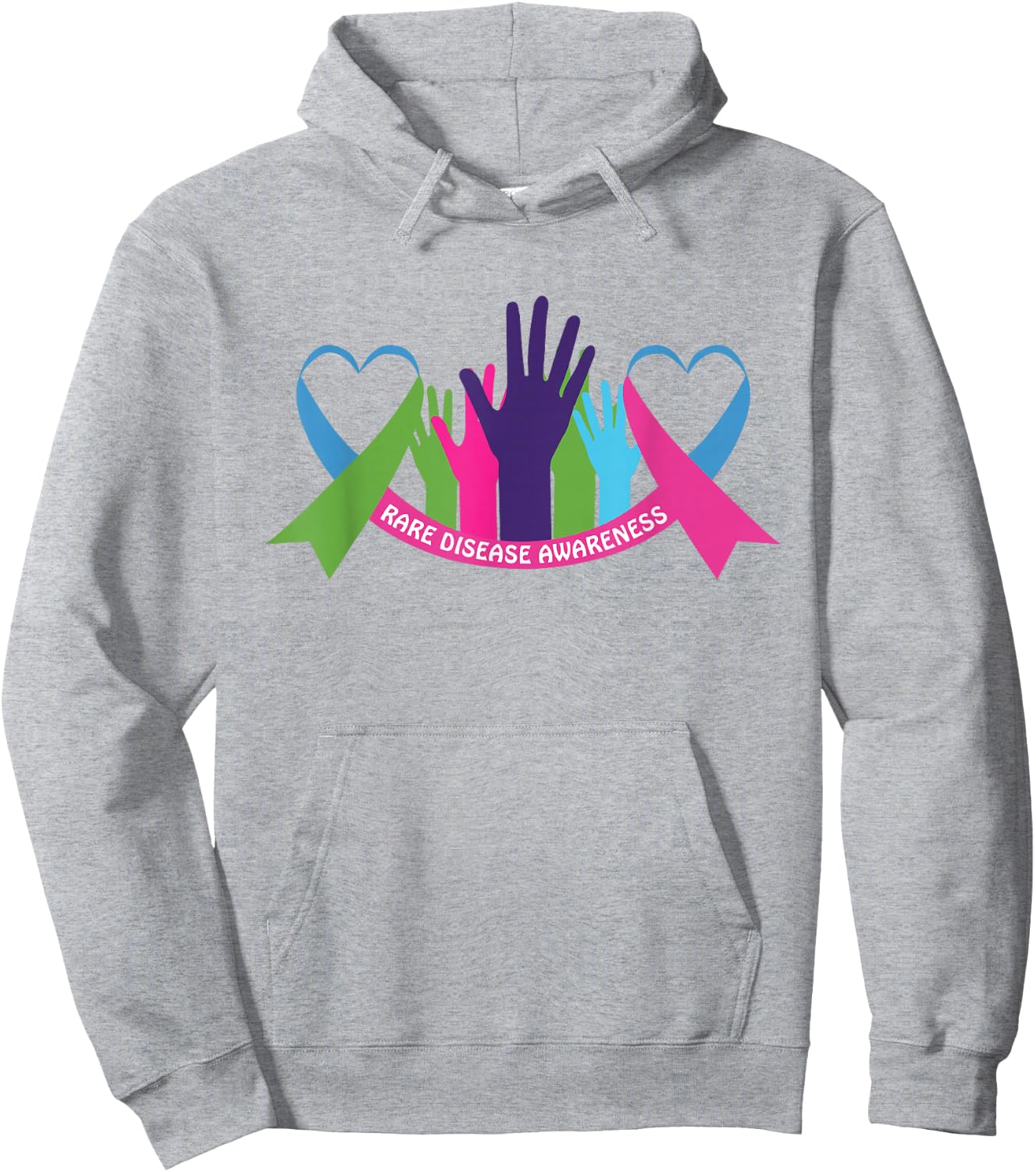 Rare Disease Awareness | Rare Disease Day Hoodie - Hoodie | Ash