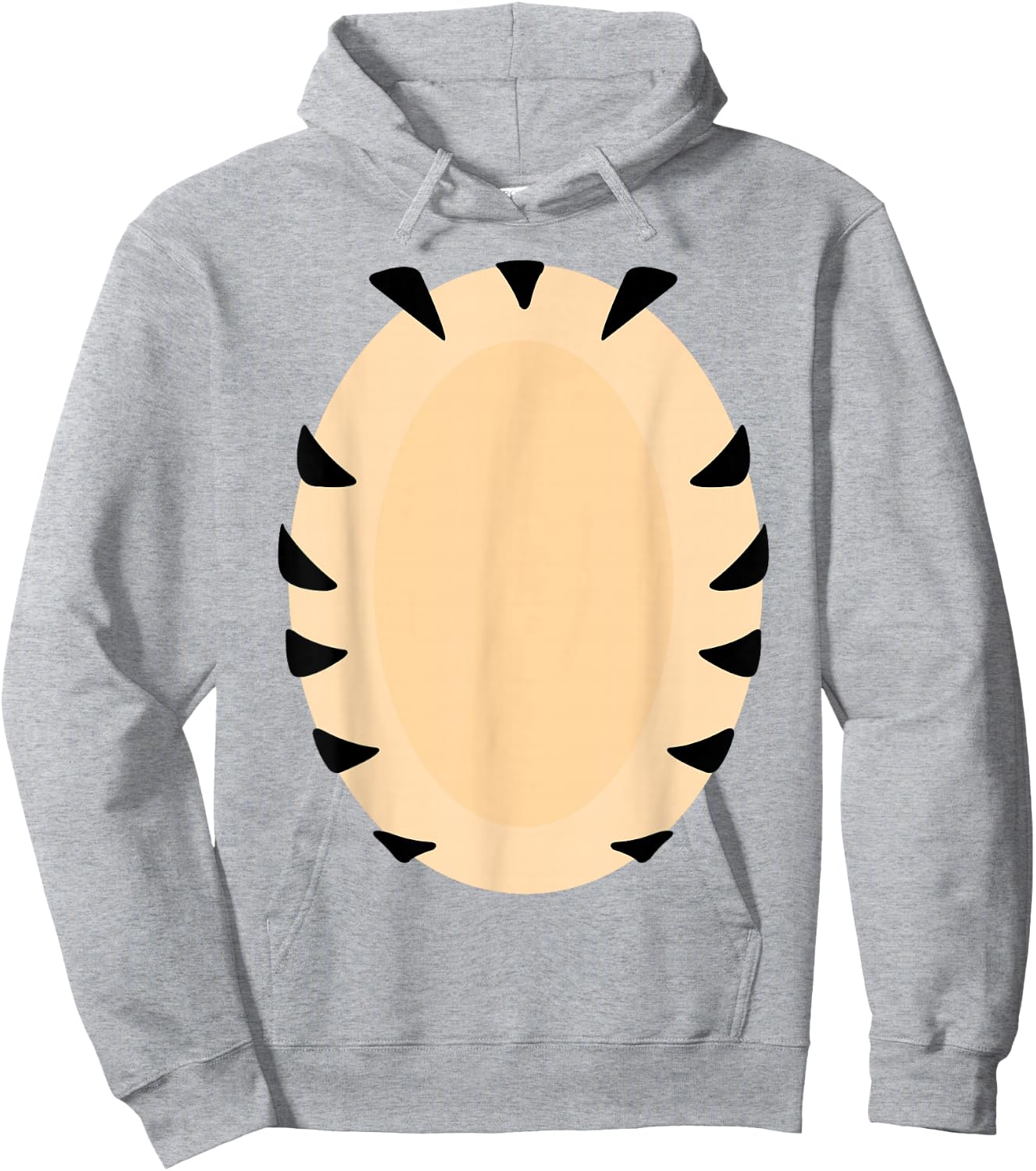 Tiger Costume Men Orange Adult DIY Hoodie - Hoodie | Ash