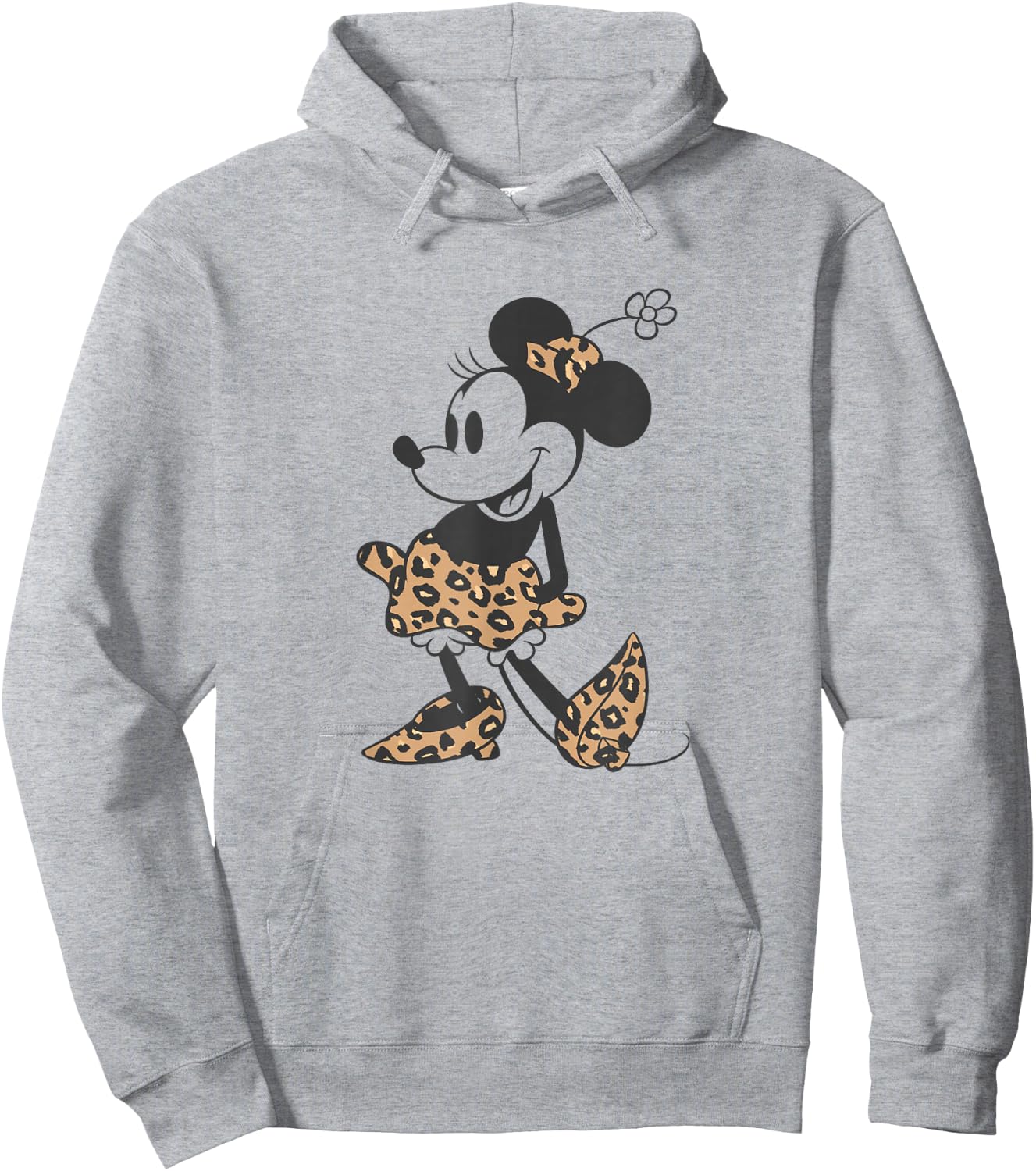 Disney Minnie Mouse Cheetah Print Outfit Small Hoodie - Hoodie | Ash