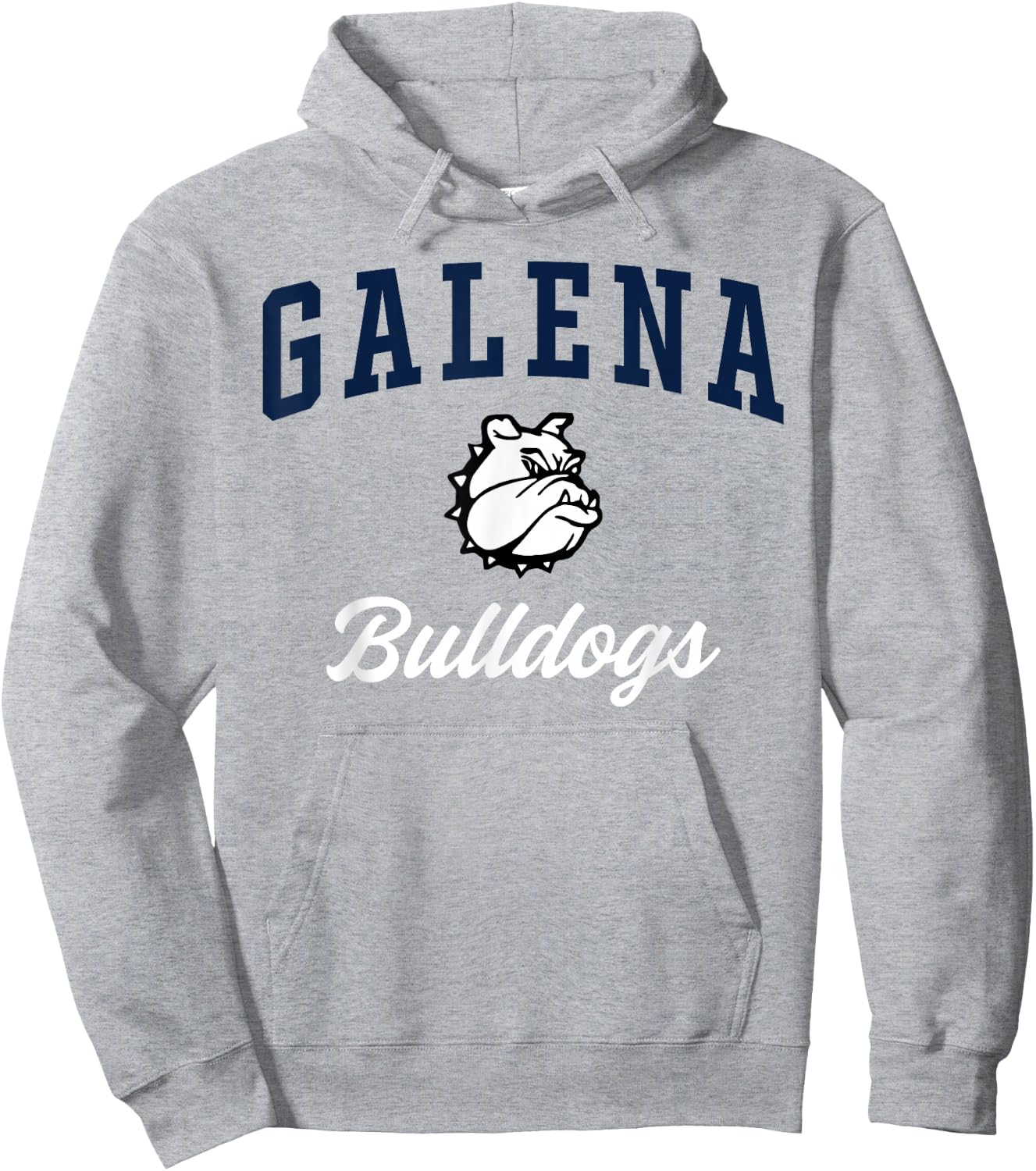 Galena High School Bulldogs Hoodie - Hoodie | Ash