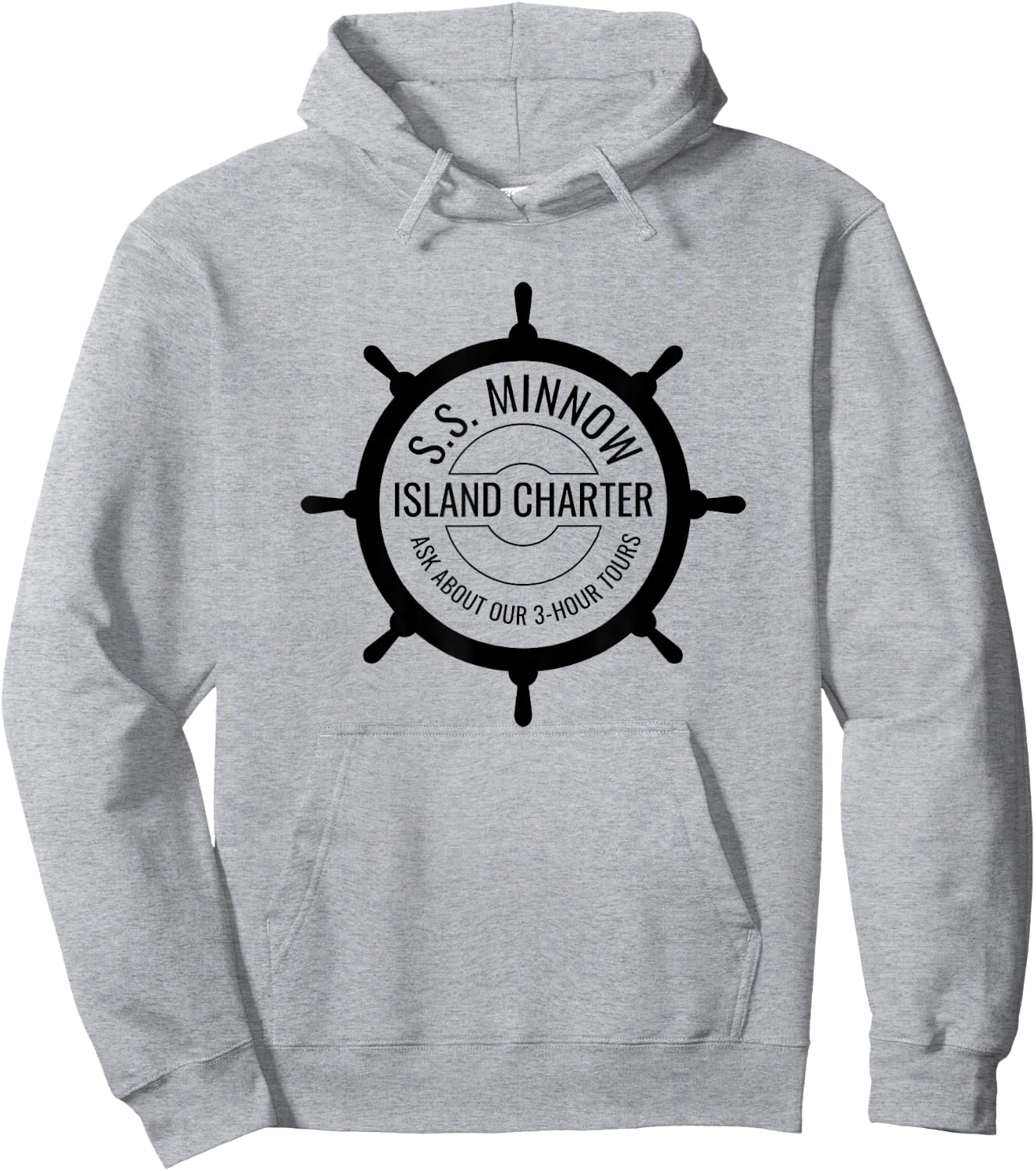 S.S. Minnow Nautical Themed Design Hoodie - Hoodie | Ash