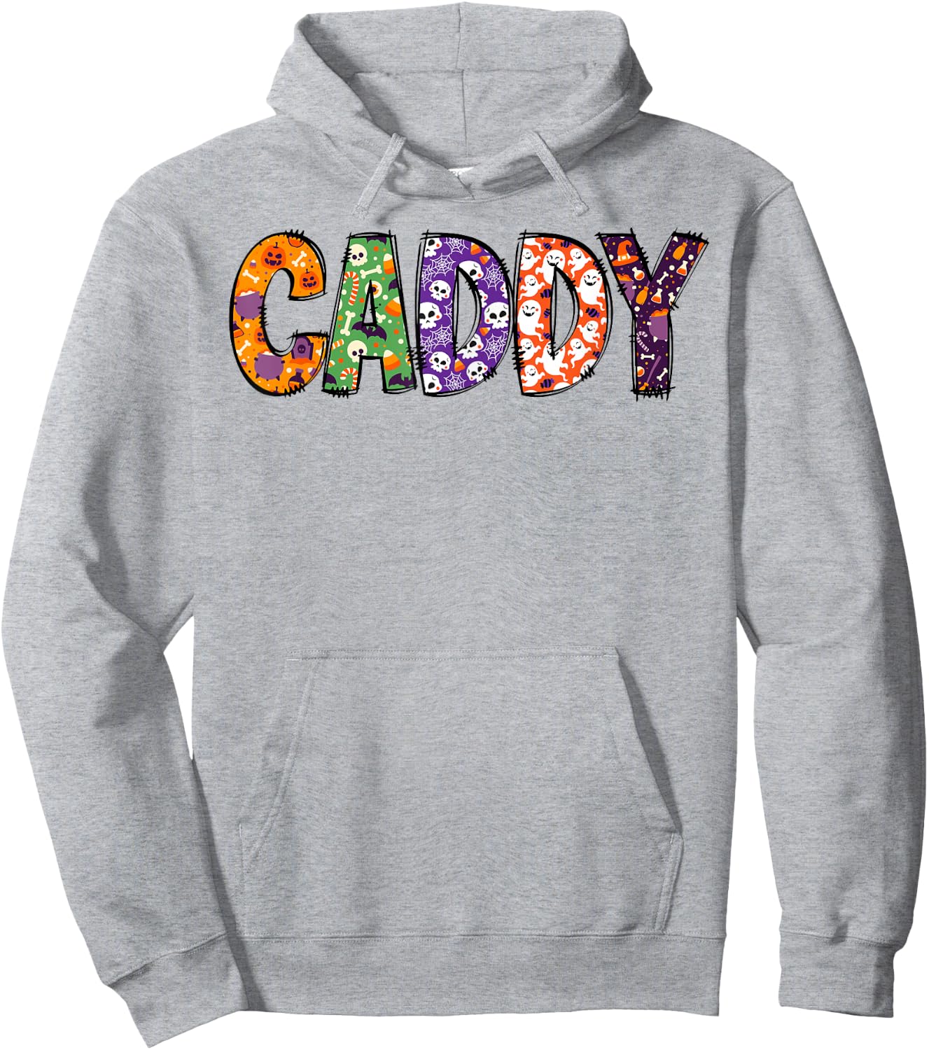 Funny Caddy Halloween Costumes Woman Matching Hoodie - Hoodie | Ash