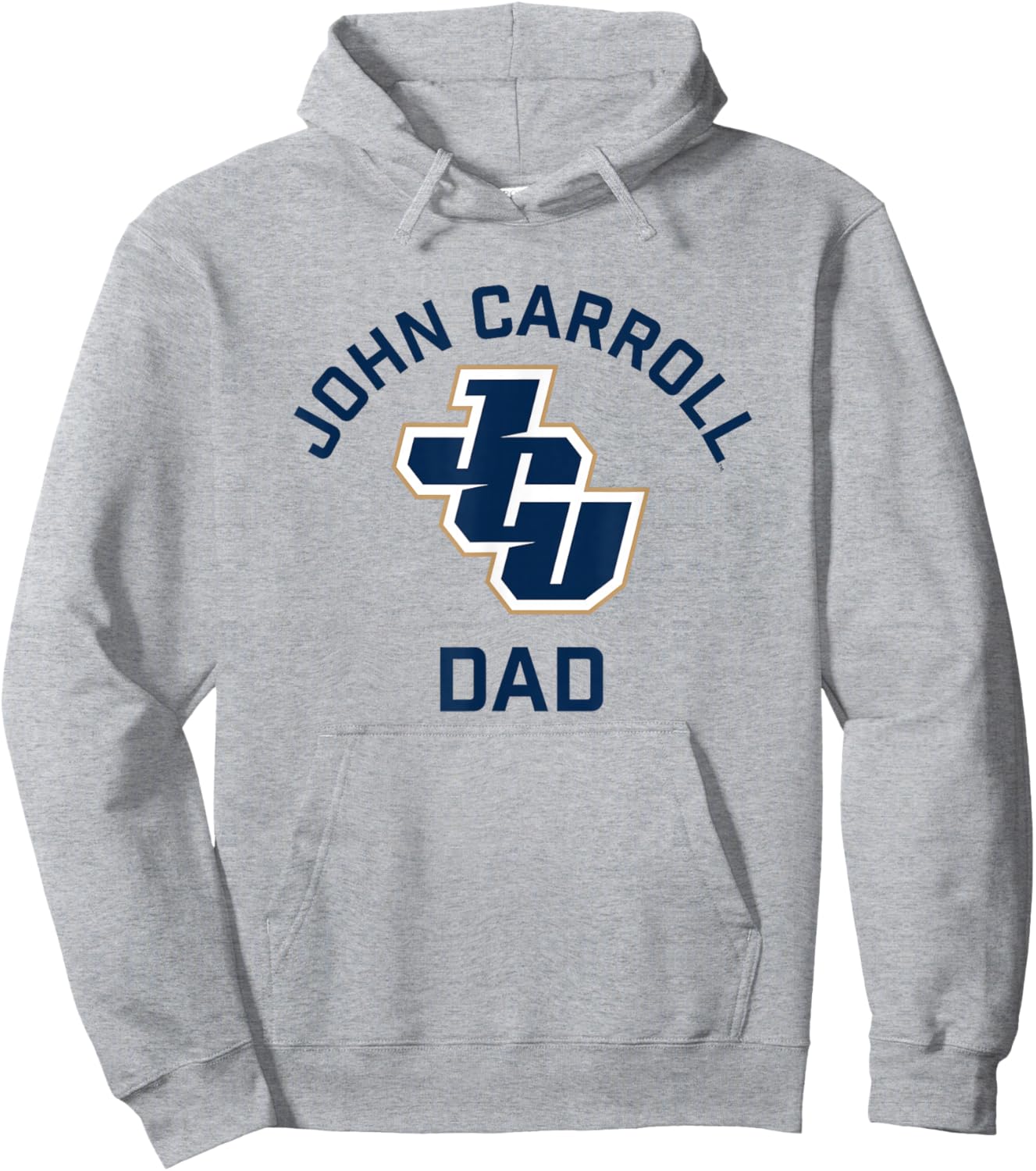 John Carroll University Blue Streaks Arched Dad Hoodie - Hoodie | Ash