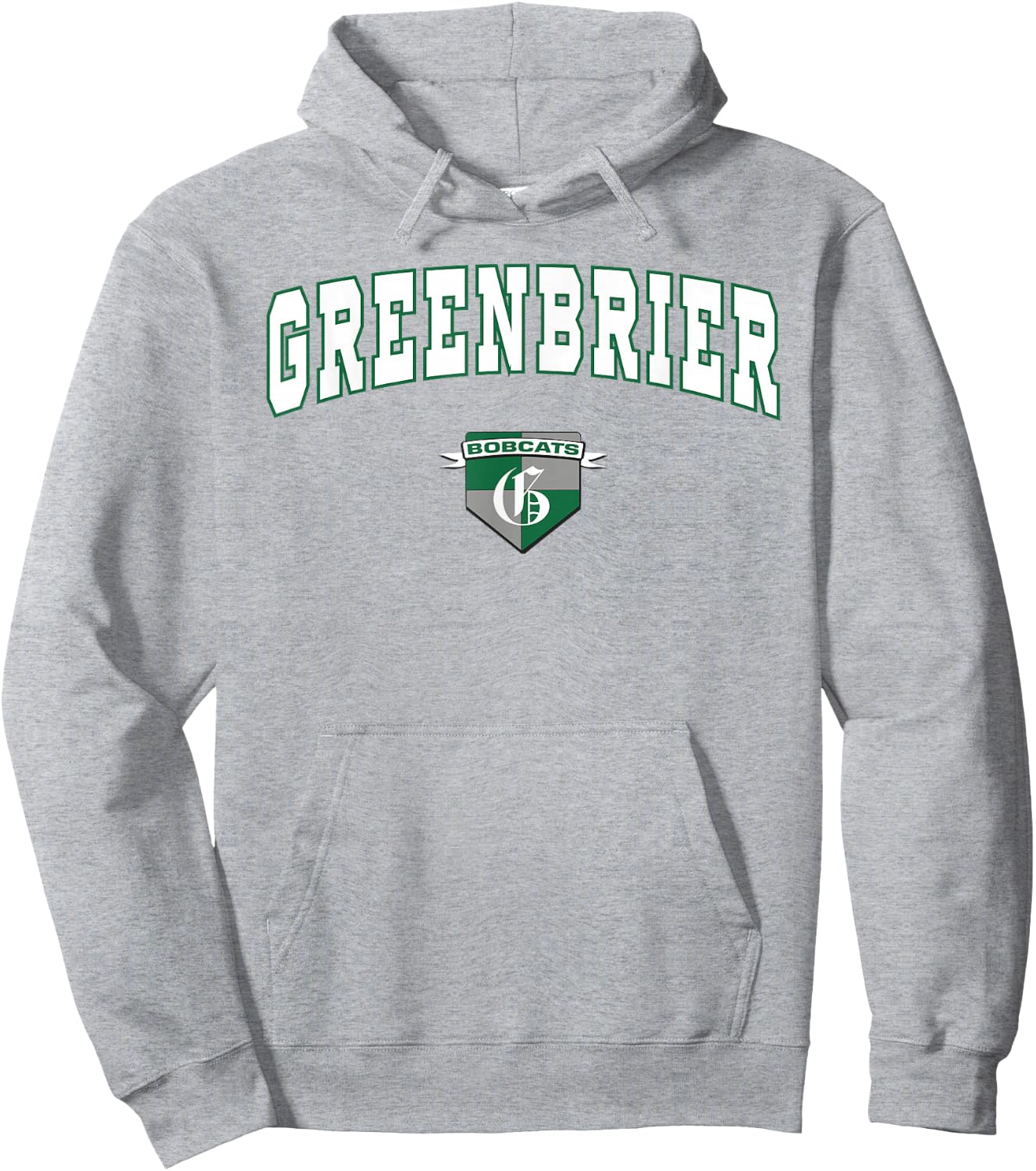 Greenbrier High School Bobcats Hoodie - Hoodie | Ash