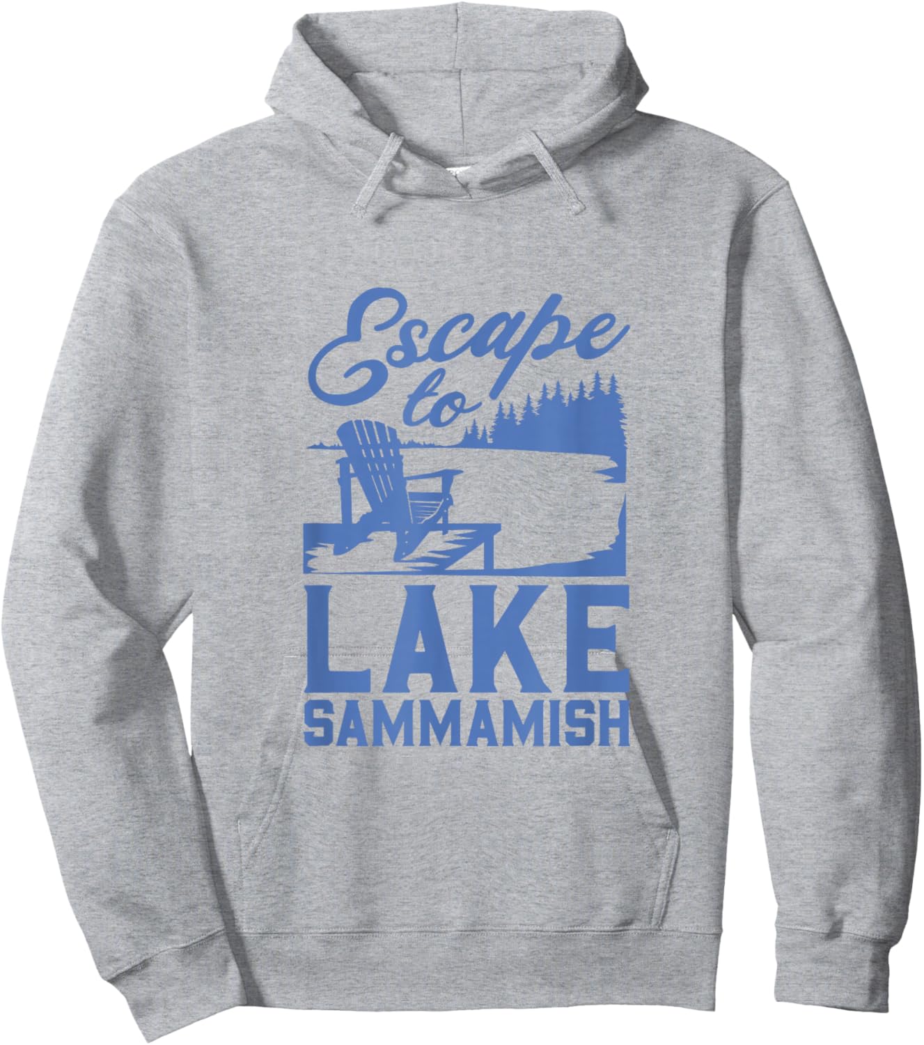 Escape to Lake Sammamish Hoodie - Hoodie | Ash