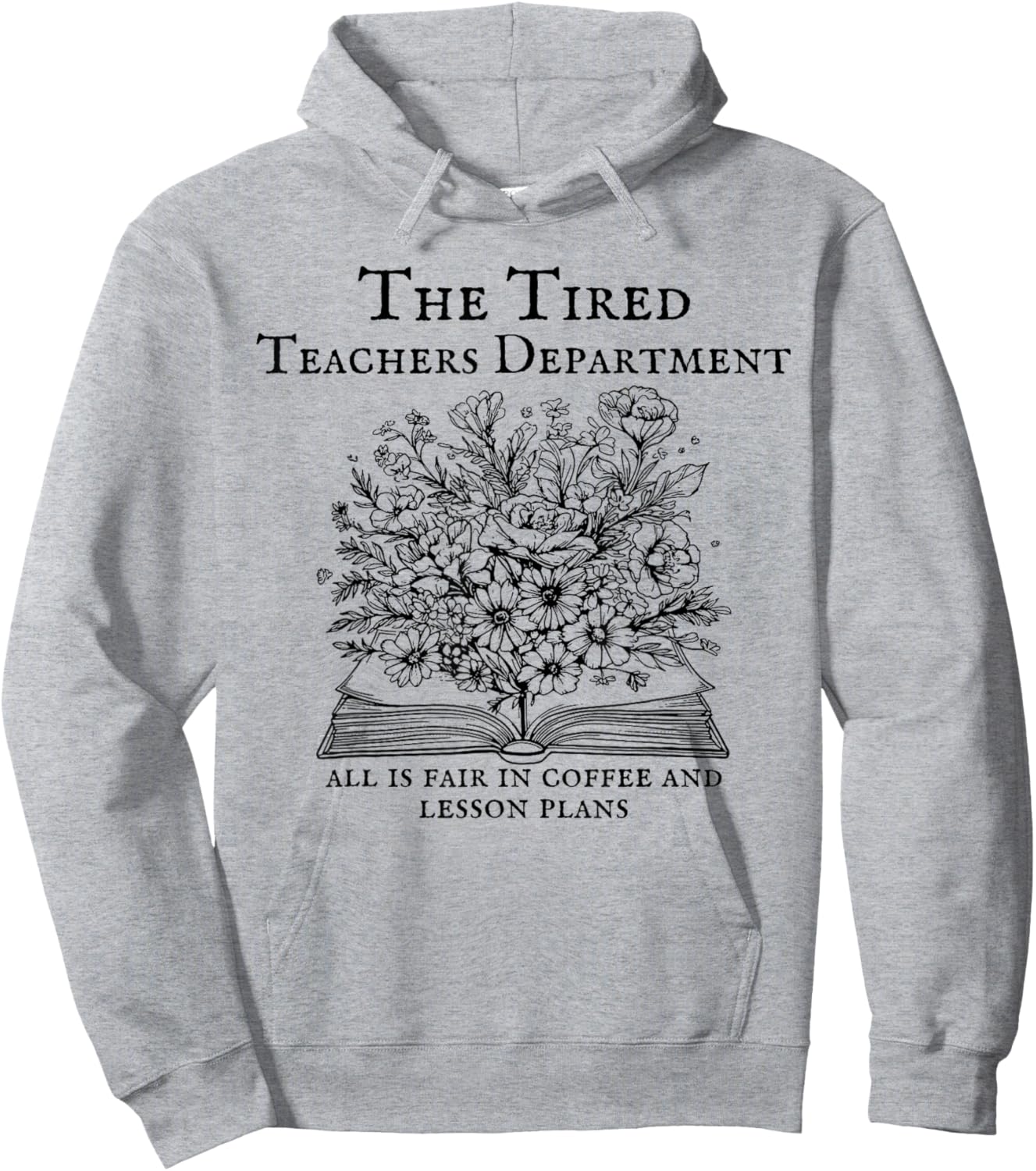 The Tired Teachers Department Teacher Duty Off Hoodie - Hoodie | Ash