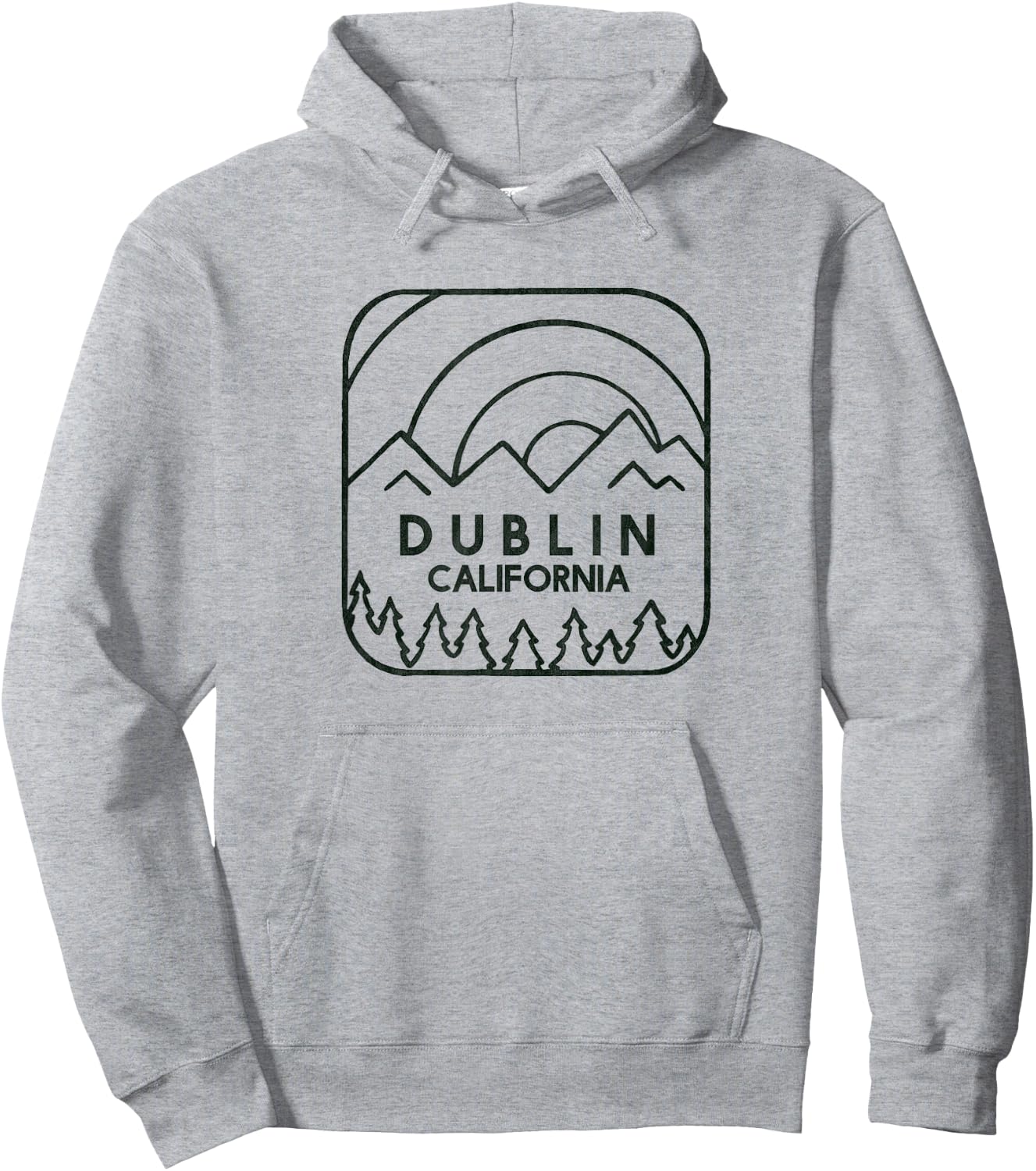 Dublin California Hoodie - Hoodie | Ash