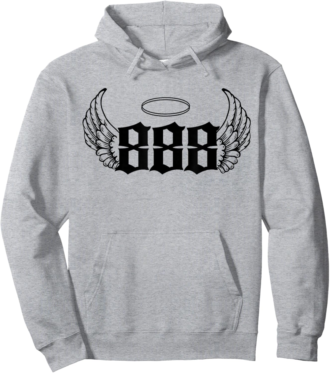 888 Angel Number Hoodie - Hoodie | Ash