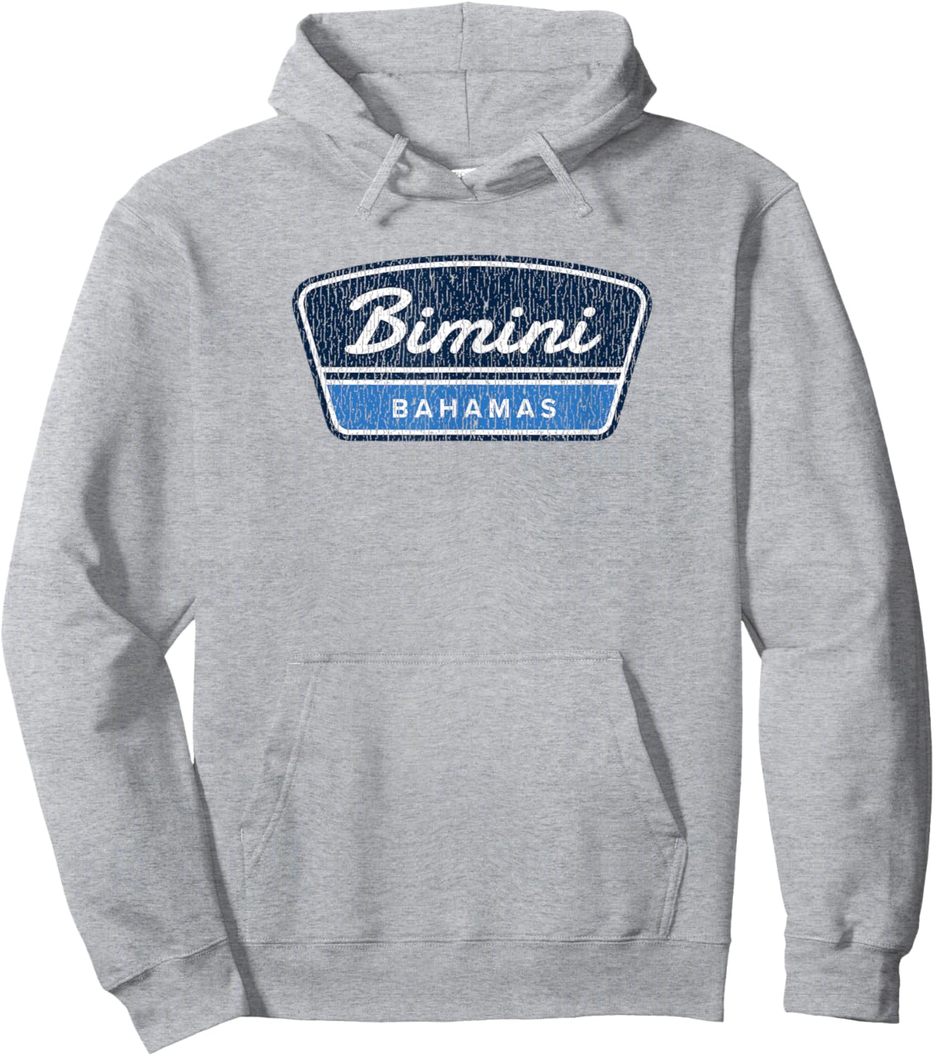 Retro Bimini Bahamas Vintage Throwback Souvenir Hoodie - Hoodie | Ash