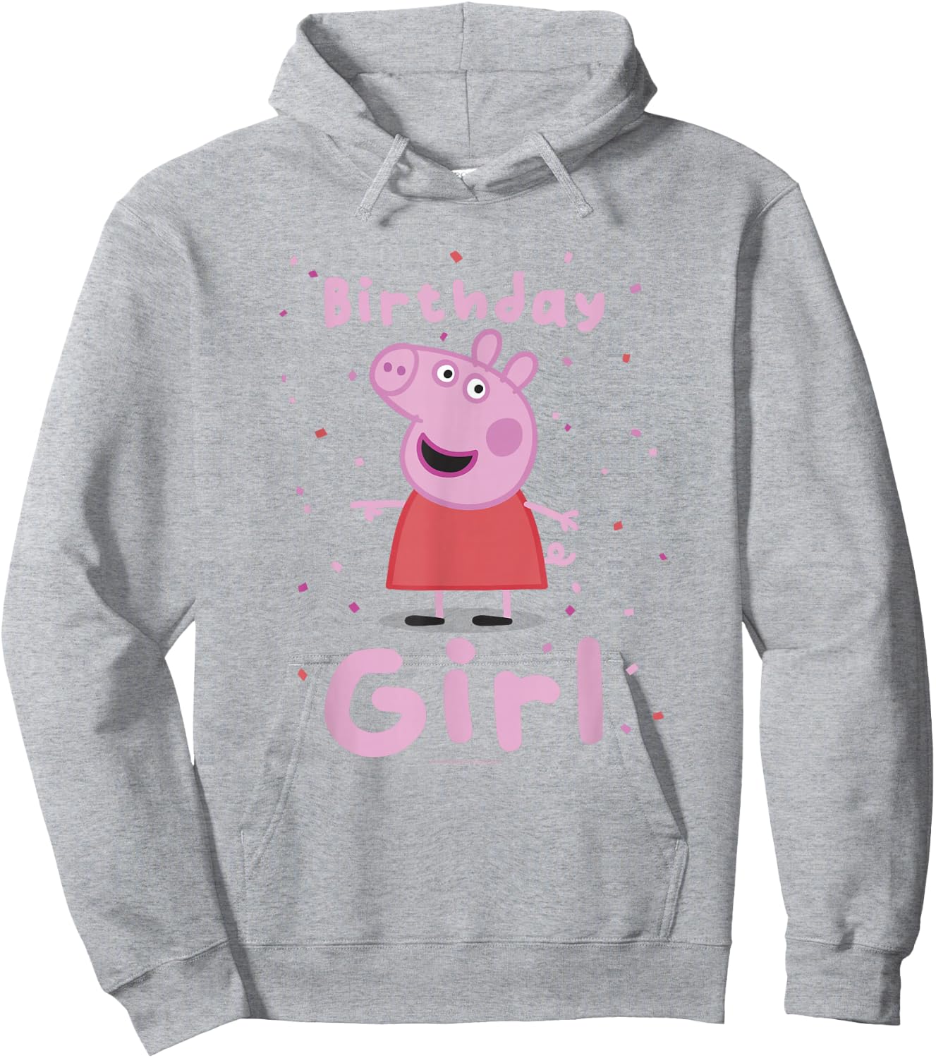 Peppa Pig Birthday Girl Pink Celebration Lyrics Hoodie - Hoodie | Ash