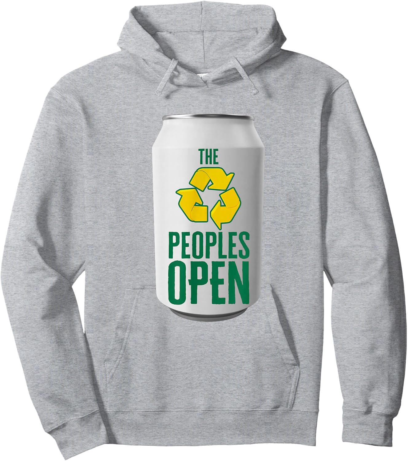 Waste Management Peoples Open Beer Can Hoodie - Hoodie | Ash