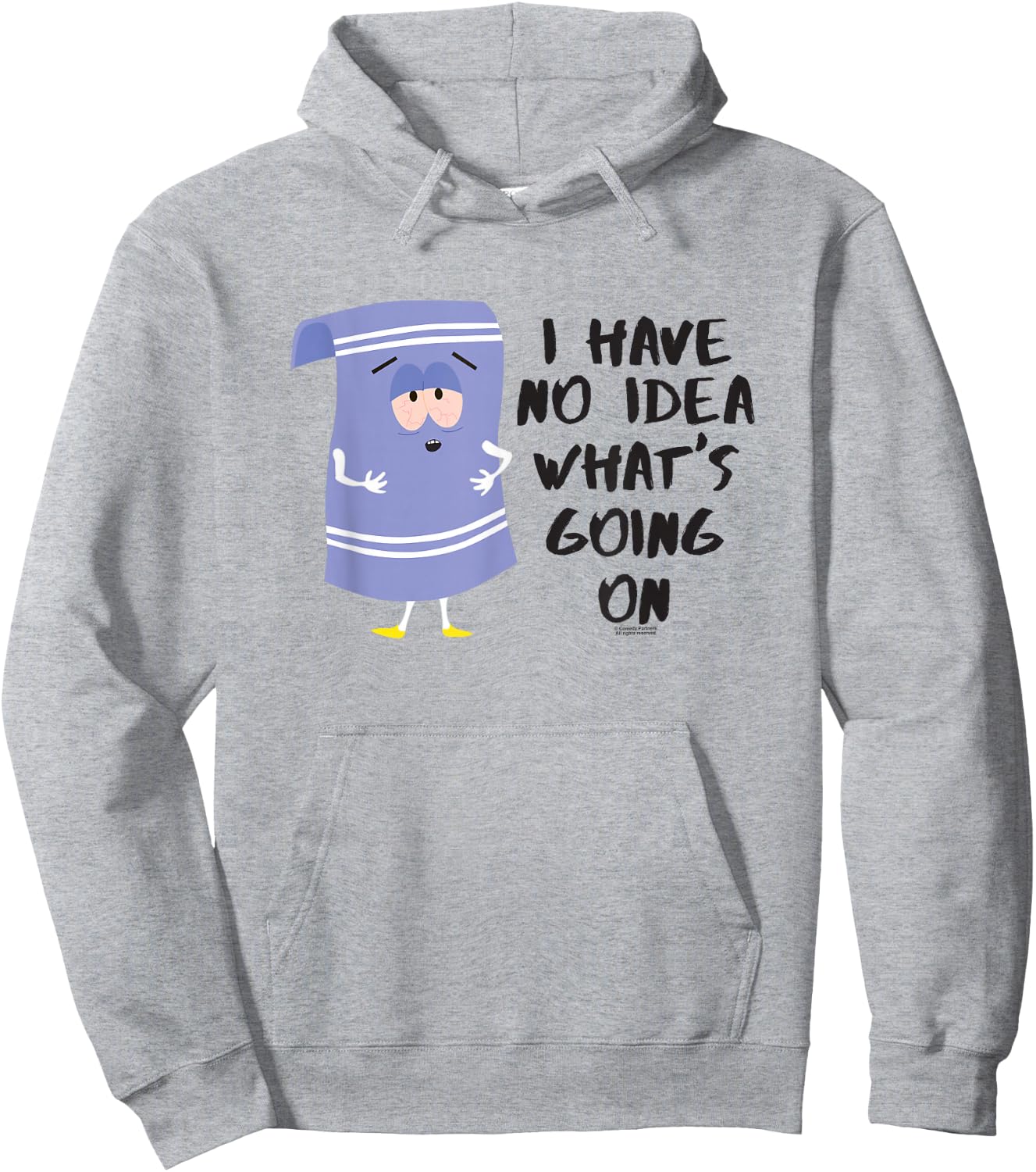 South Park Towlie No Idea Hoodie - Hoodie | Ash
