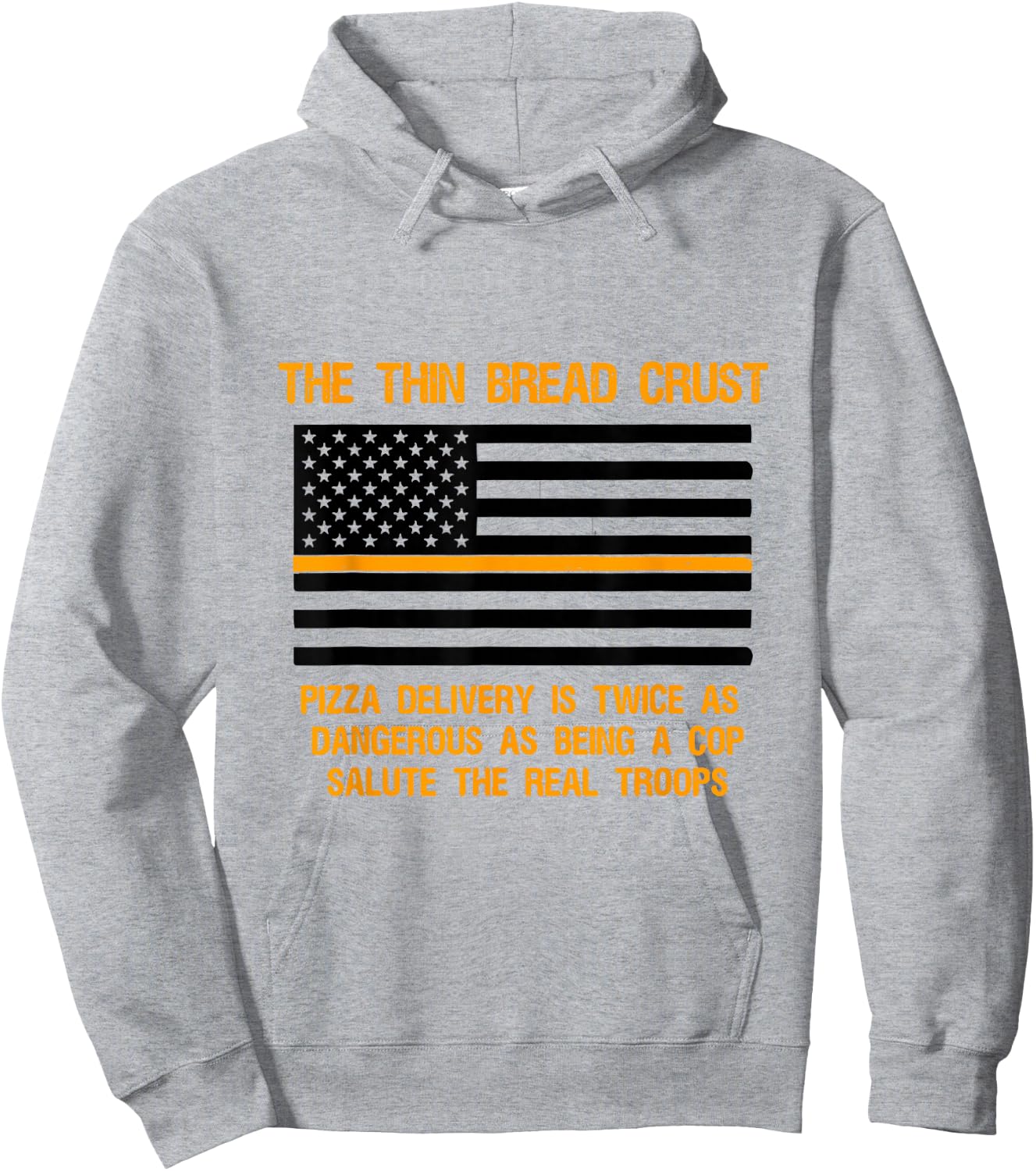 Thin Crust Line Hoodie - Hoodie | Ash