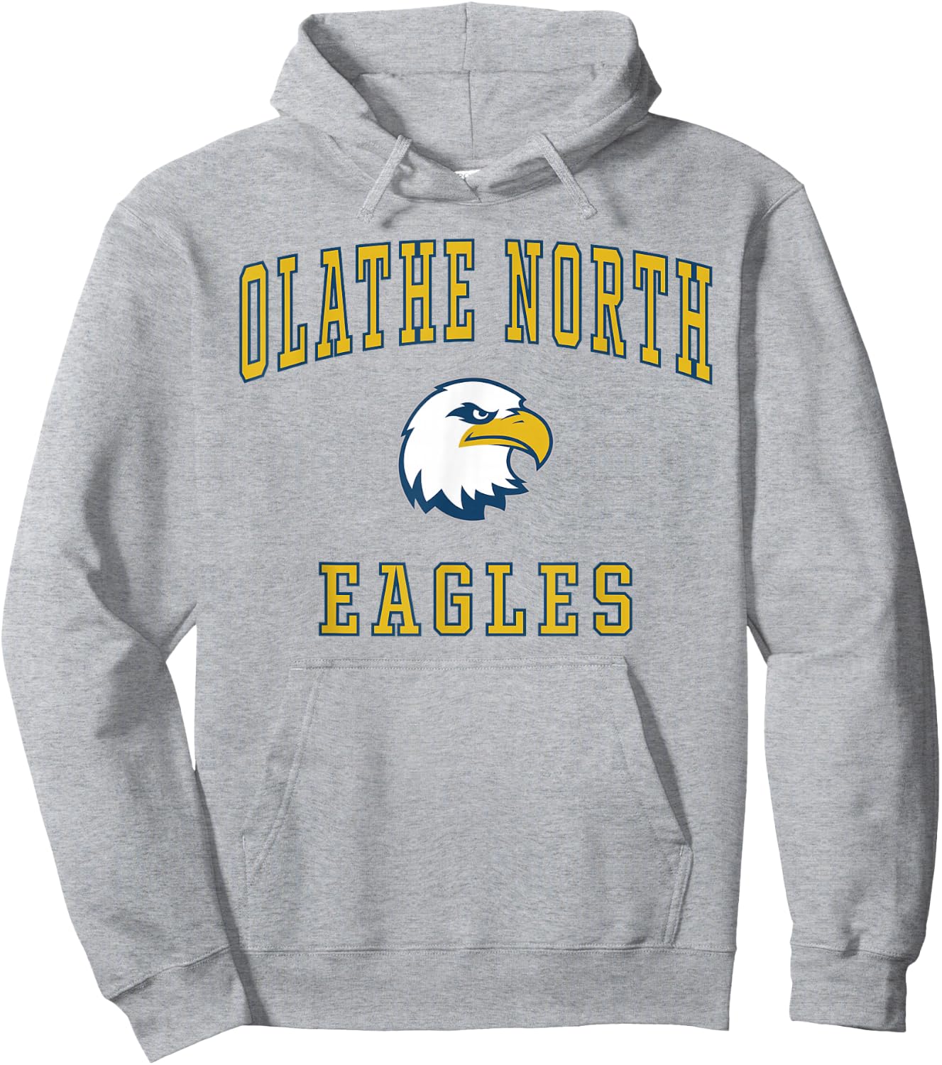 Olathe North High School Eagles Hoodie - Hoodie | Ash