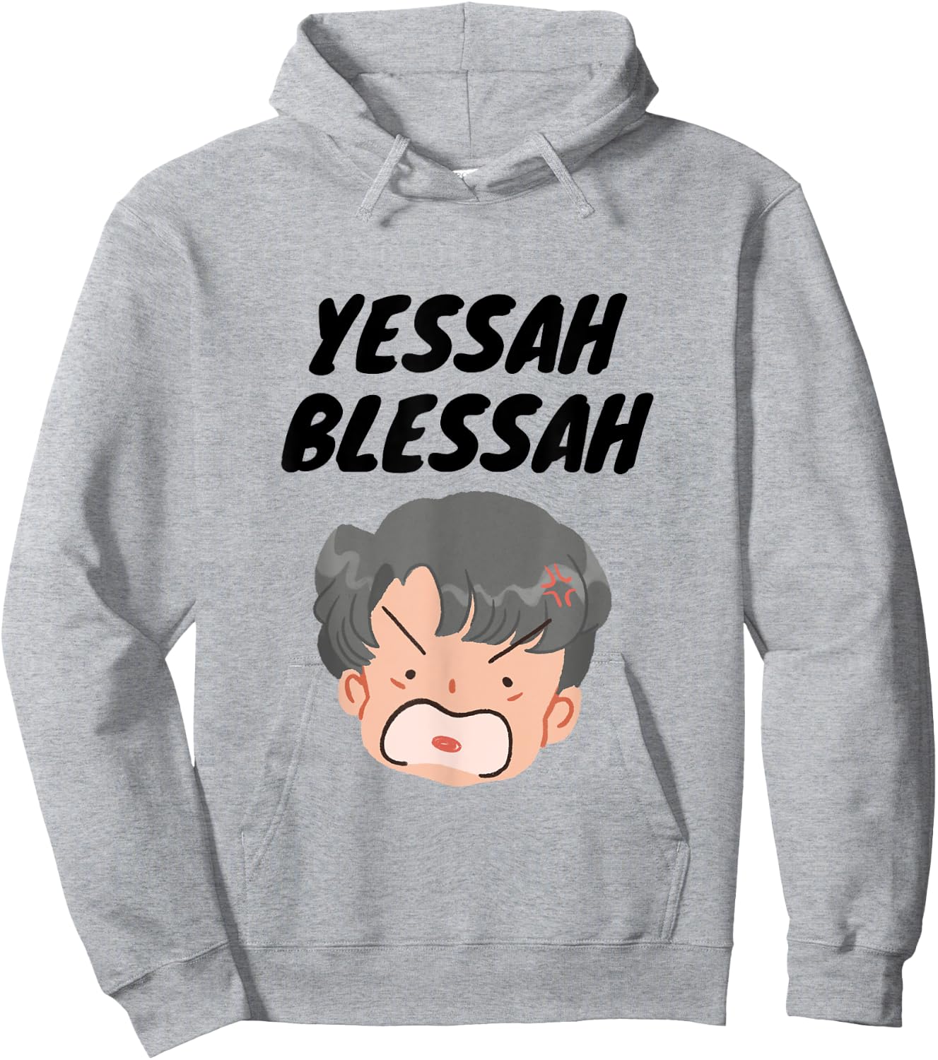 Yessah Blessah Hoodie - Hoodie | Ash