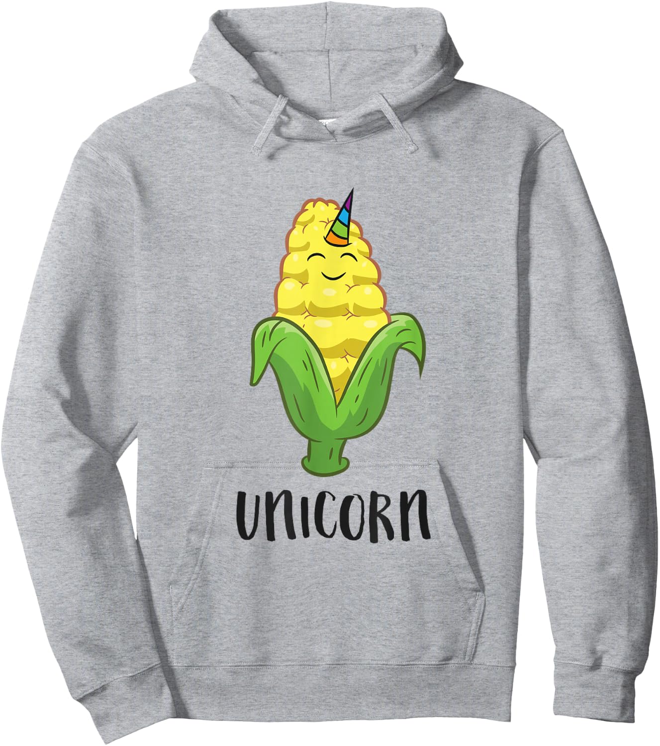 Funny Uni Corn Unicorn Corn Lovers Corn Farmer Hoodie - Hoodie | Ash