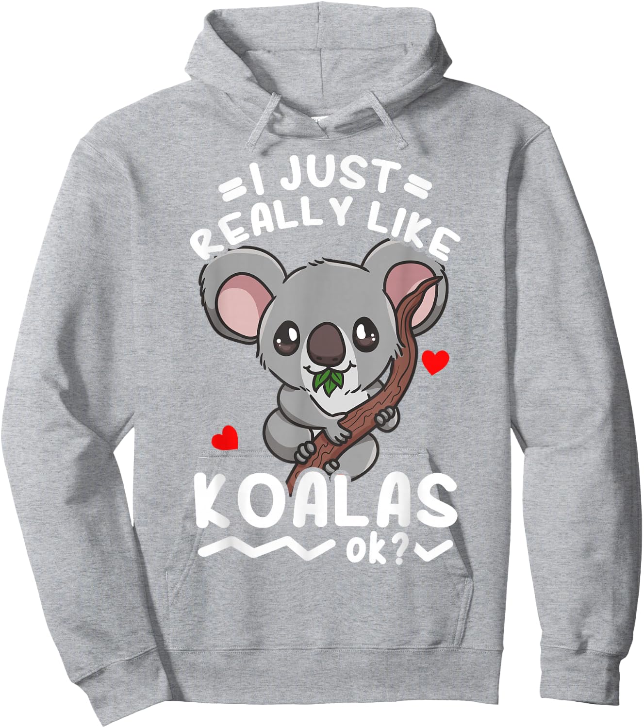 Koalas Koala Bear Hoodie - Hoodie | Ash