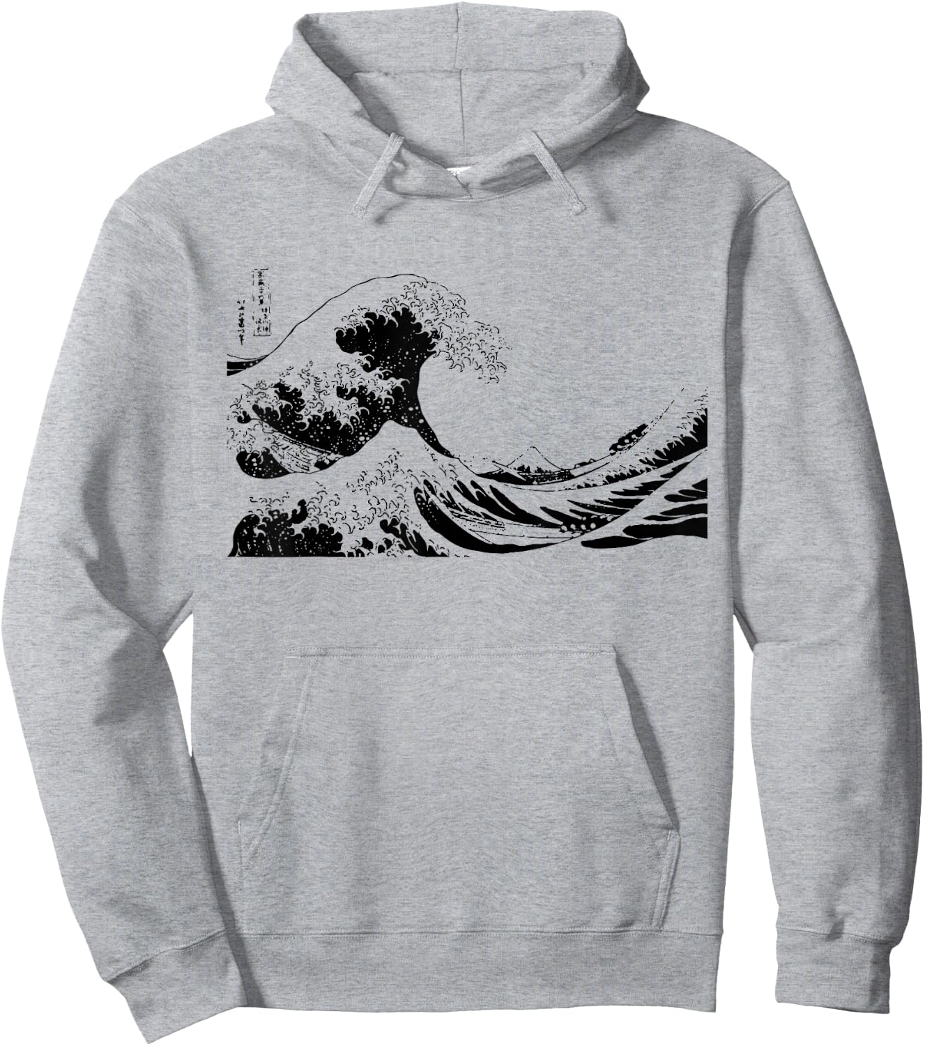 Japan Great Wave of Kanagawa Hoodie - Hoodie | Ash