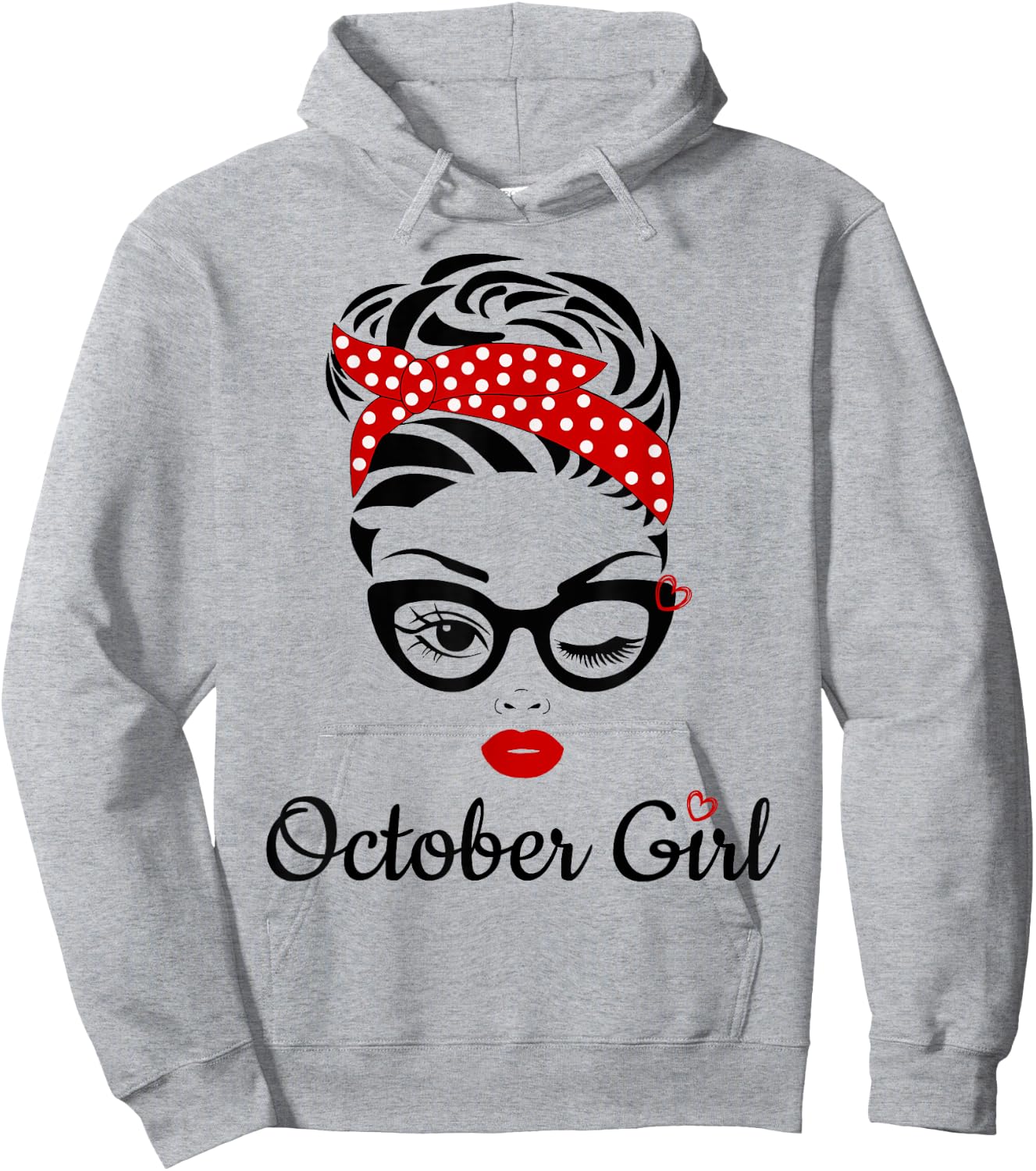 Women October Girl Birthday Girl Born October Hoodie - Hoodie | Ash