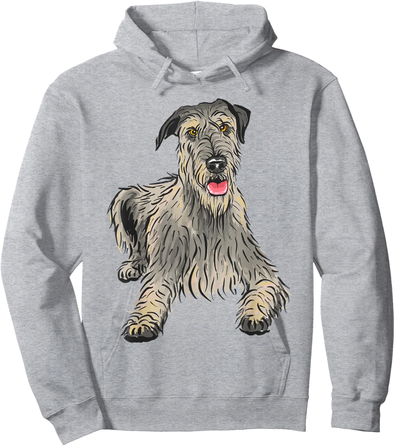 Irish Wolfhound Hoodie - Hoodie | Ash