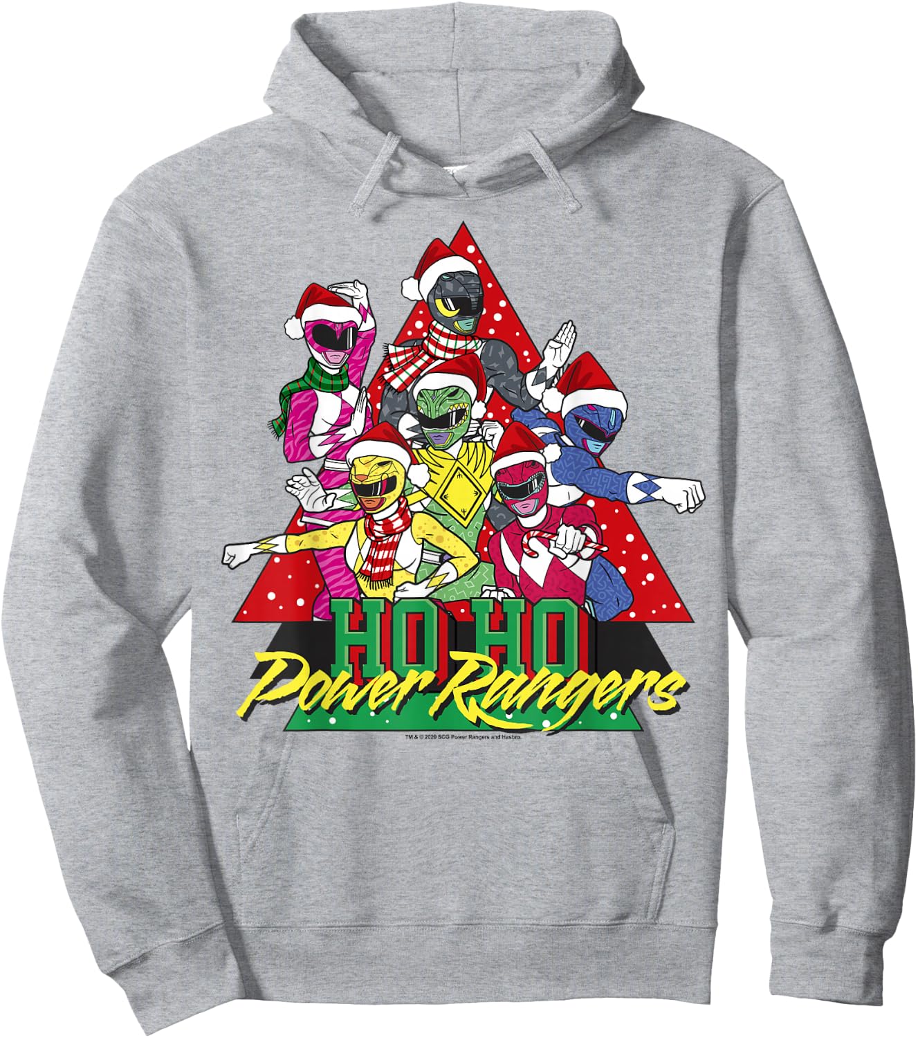 Power Rangers Power Rangers Christmas Ho Ho Hoodie - Hoodie | Ash