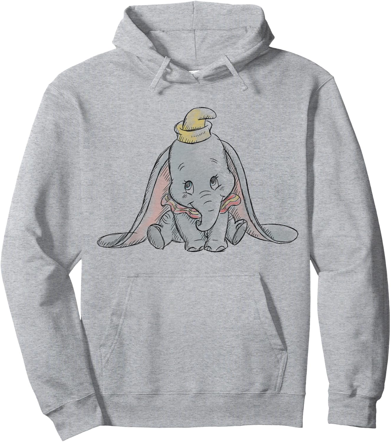 Disney Classic Dumbo Baby Elephant Hoodie - Hoodie | Ash