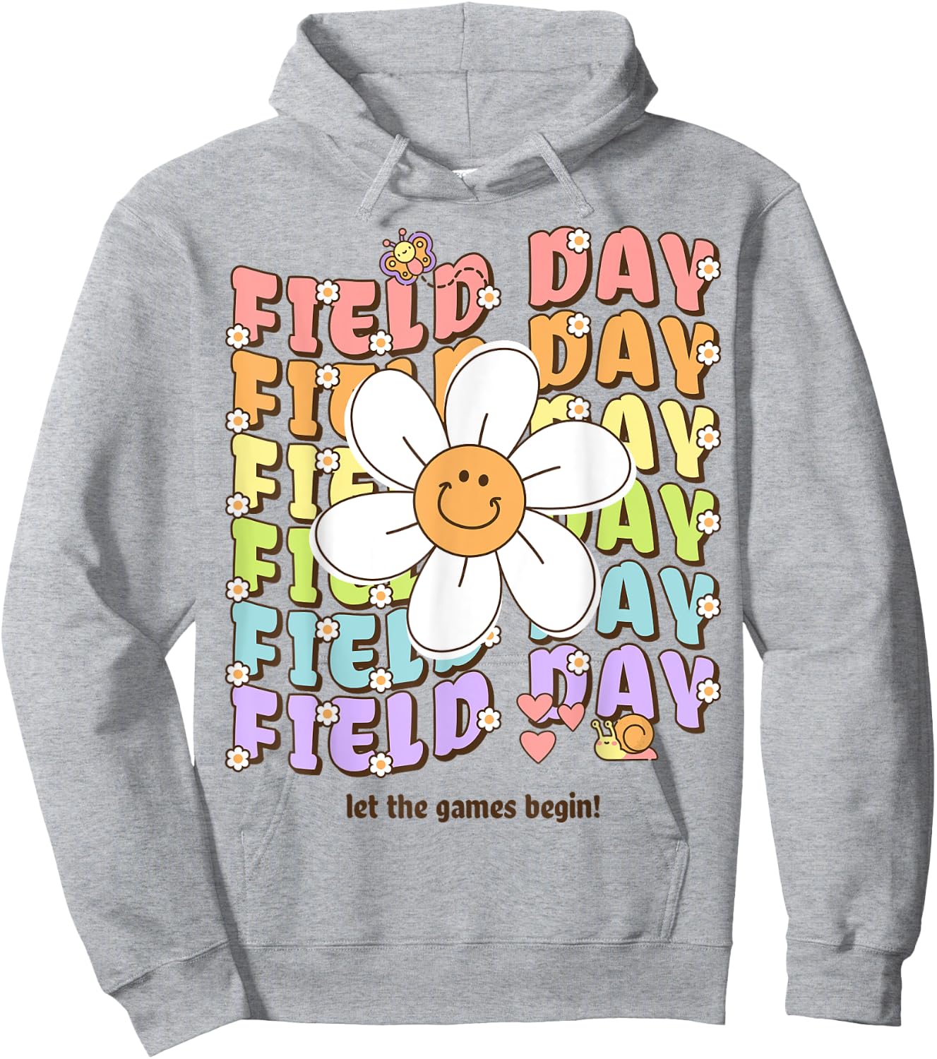 Orange Shirts for girls field day Hoodie - Hoodie | Ash