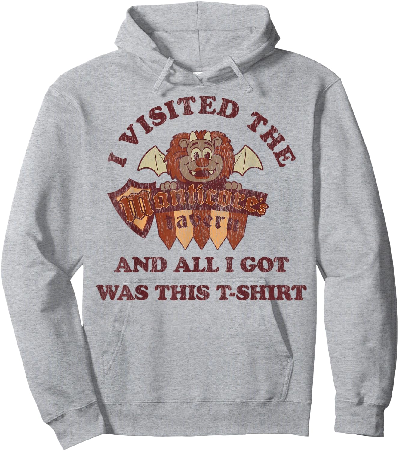 Disney Pixar Onward Manticore's Tavern Souvenir Hoodie - Hoodie | Ash