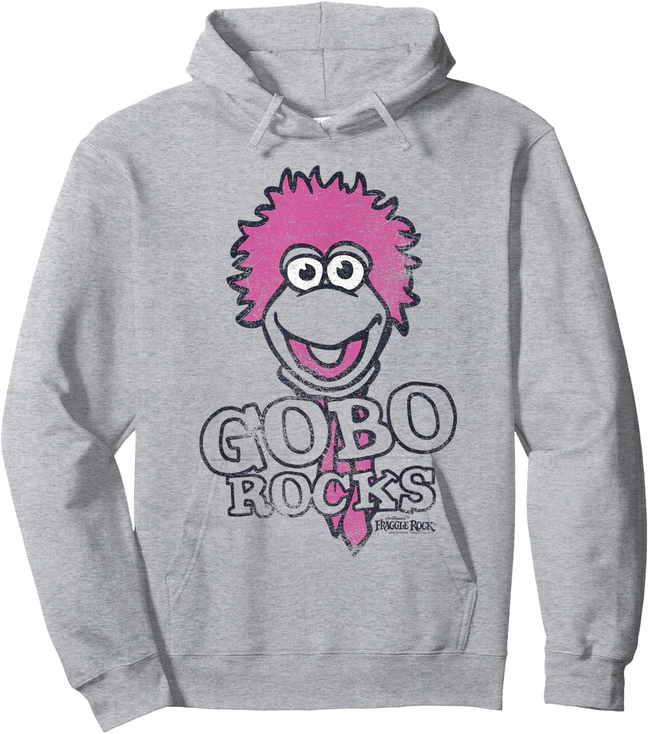 Fraggle Rock Gobo Rocks Hoodie - Hoodie | Ash