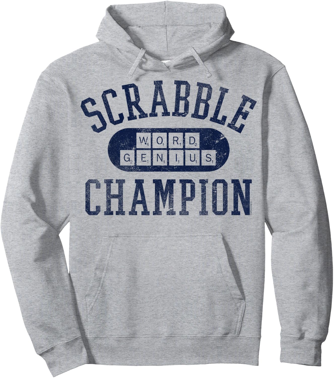 Scrabble Word Genius Scrabble Champion Hoodie - Hoodie | Ash