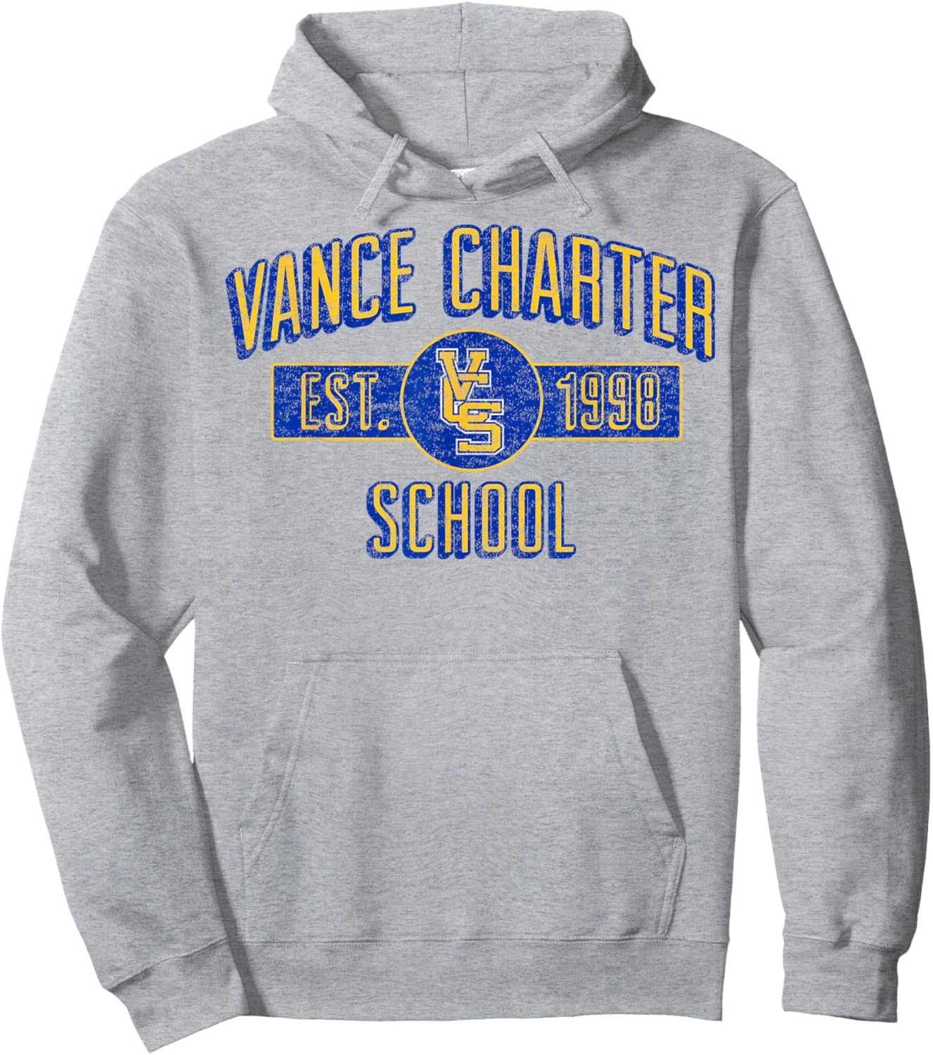 VCS Vintage Vance Charter Arch Over Hoodie - Hoodie | Ash