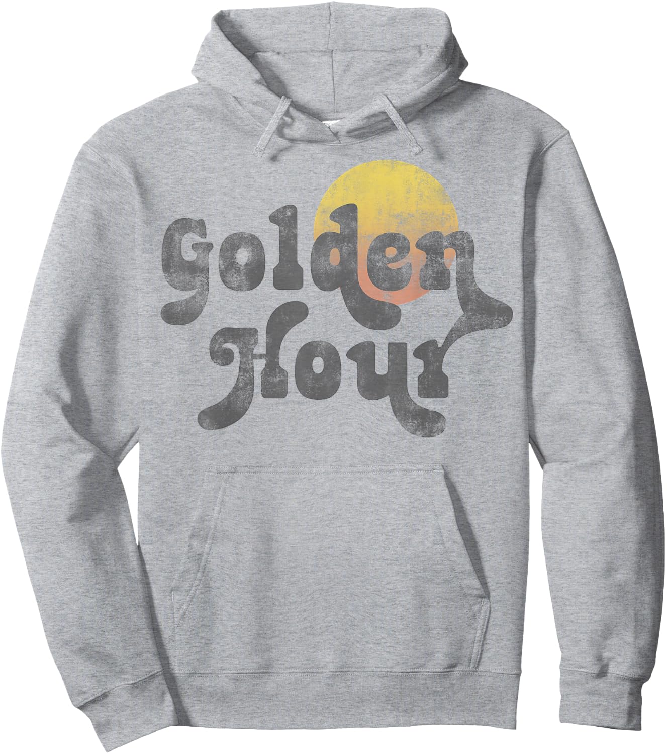 Trendy Golden Hour Vintage Hoodie - Hoodie | Ash