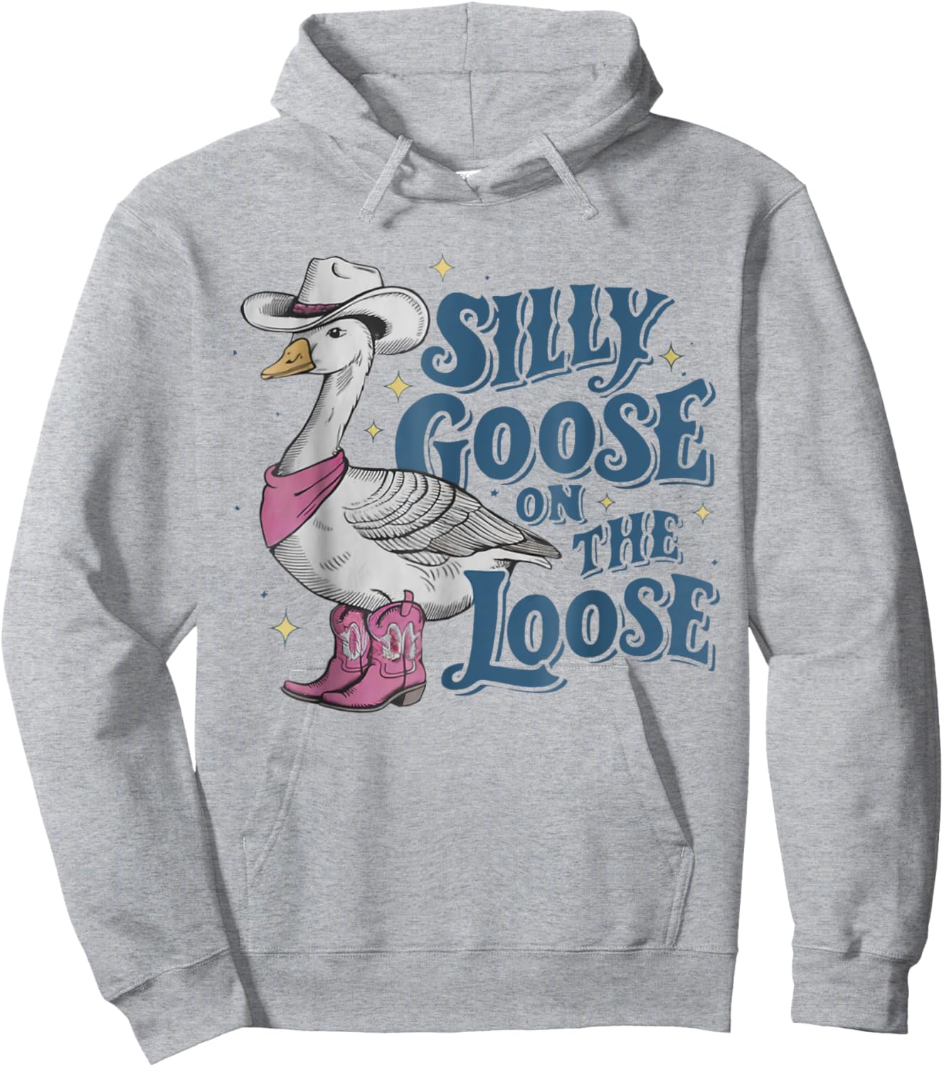 Silly Goose On The Loose Vintage Silly Goose Hoodie - Hoodie | Ash