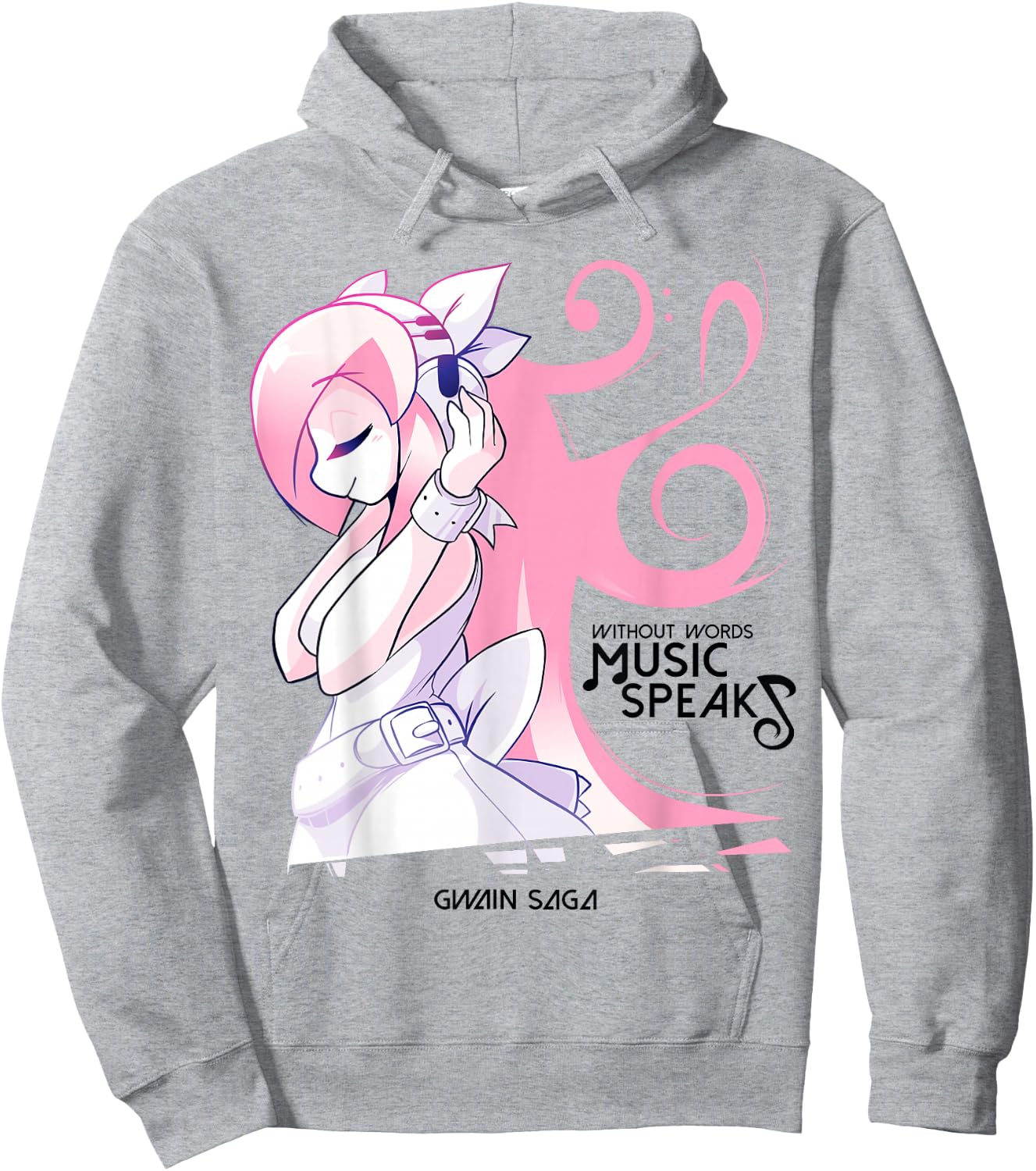 Ami Music | Gwain Saga Official Hoodie - Hoodie | Ash
