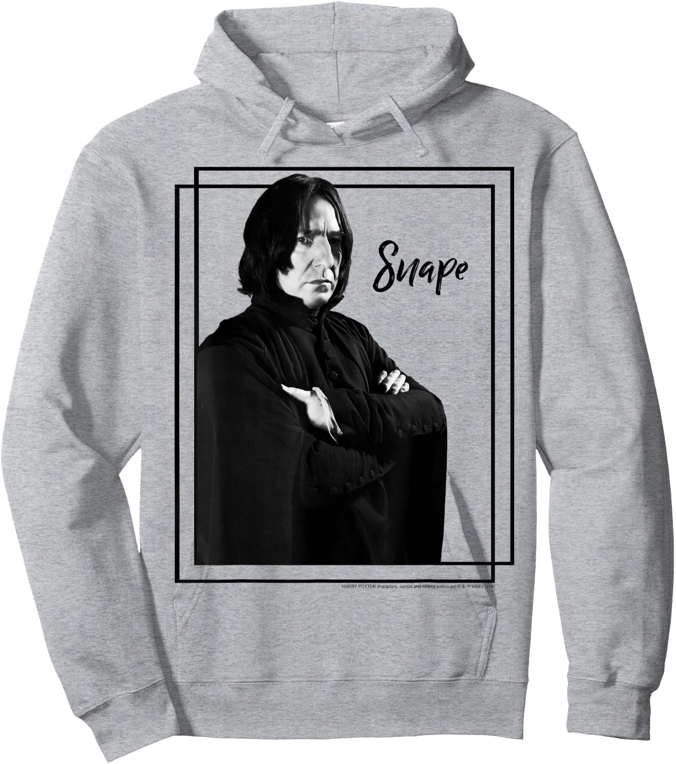 Harry Potter Snape Simple Framed Portrait Hoodie - Hoodie | Ash