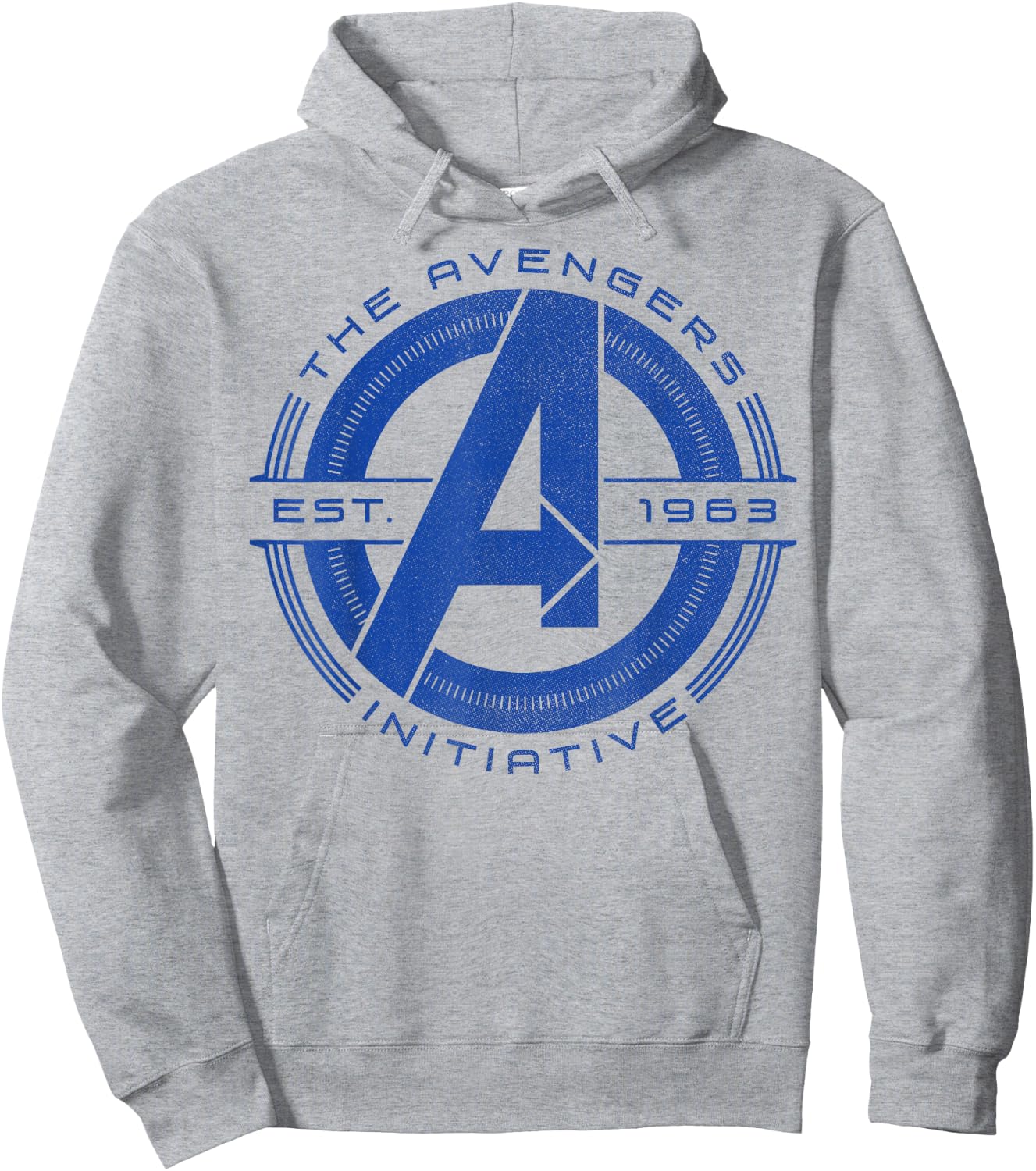 Marvel The Avengers Initiative Circle Logo Hoodie - Hoodie | Ash
