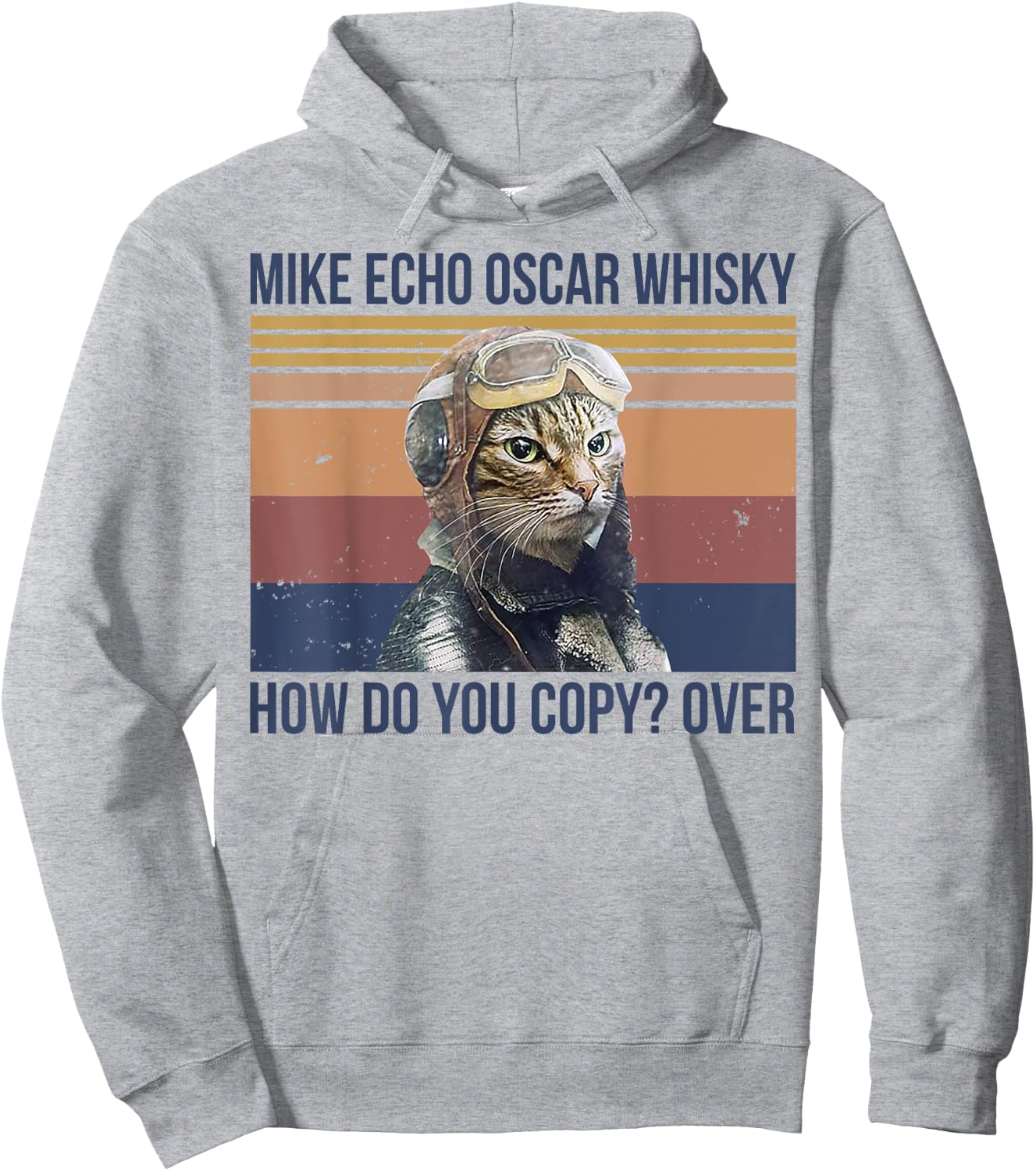 Mike Echo Oscar Whisky How Do You Copy Over Hoodie - Hoodie | Ash
