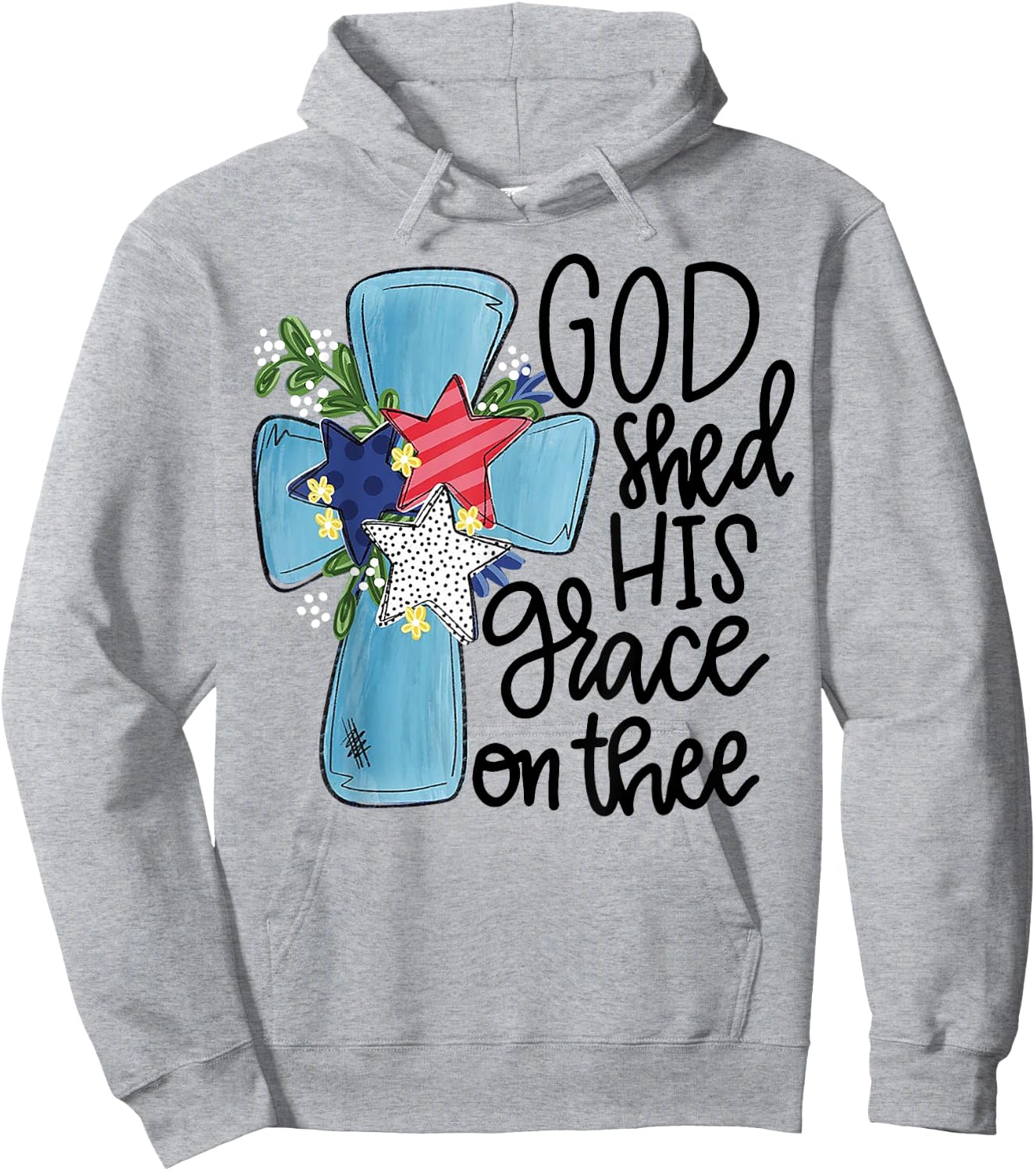 God Shed His Grace On Thee Hoodie - Hoodie | Ash