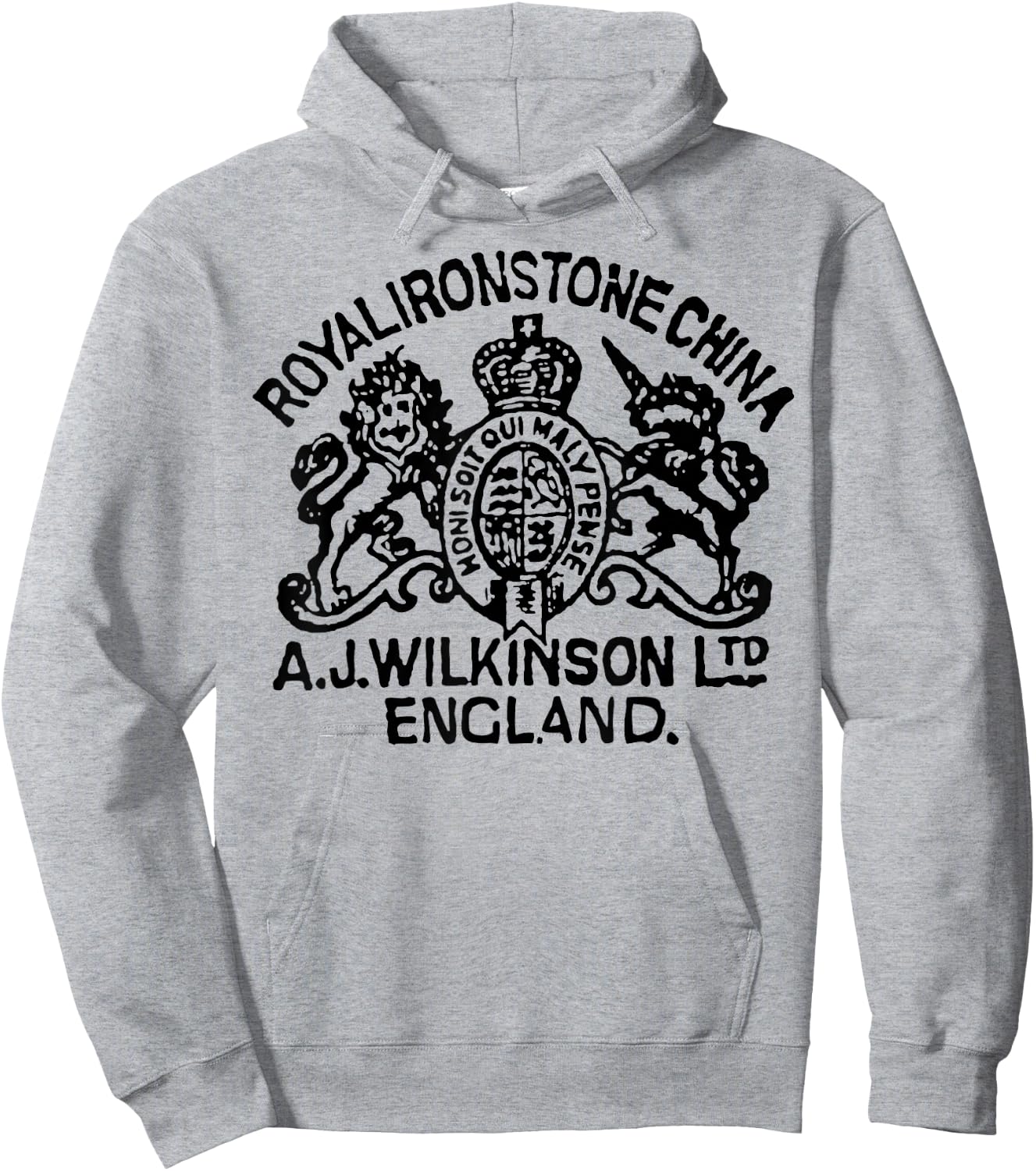Royal Ironstone China England Hoodie - Hoodie | Ash