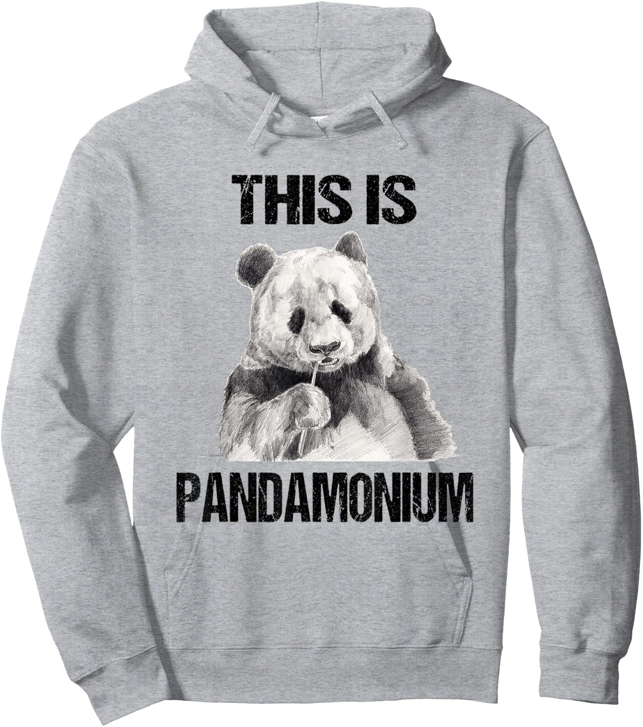 Panda Gear Hoodie - Hoodie | Ash