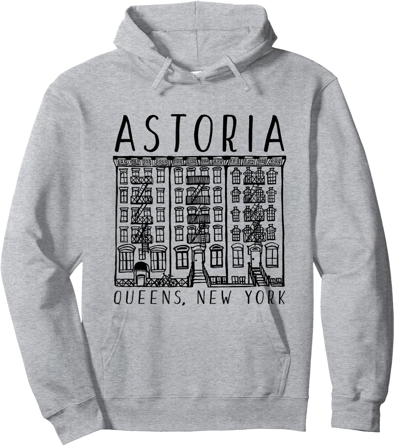 Astoria Queens Hoodie - Hoodie | Ash