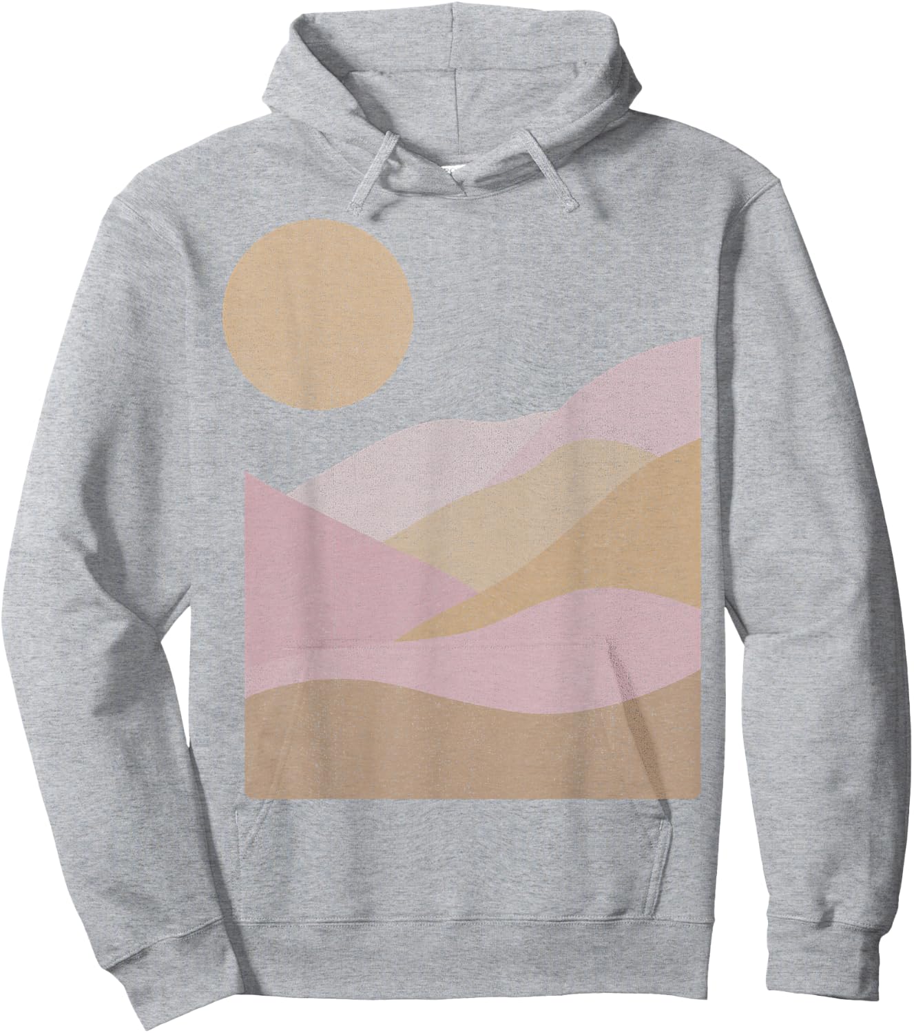 Trendy Minimal Hills Hoodie - Hoodie | Ash
