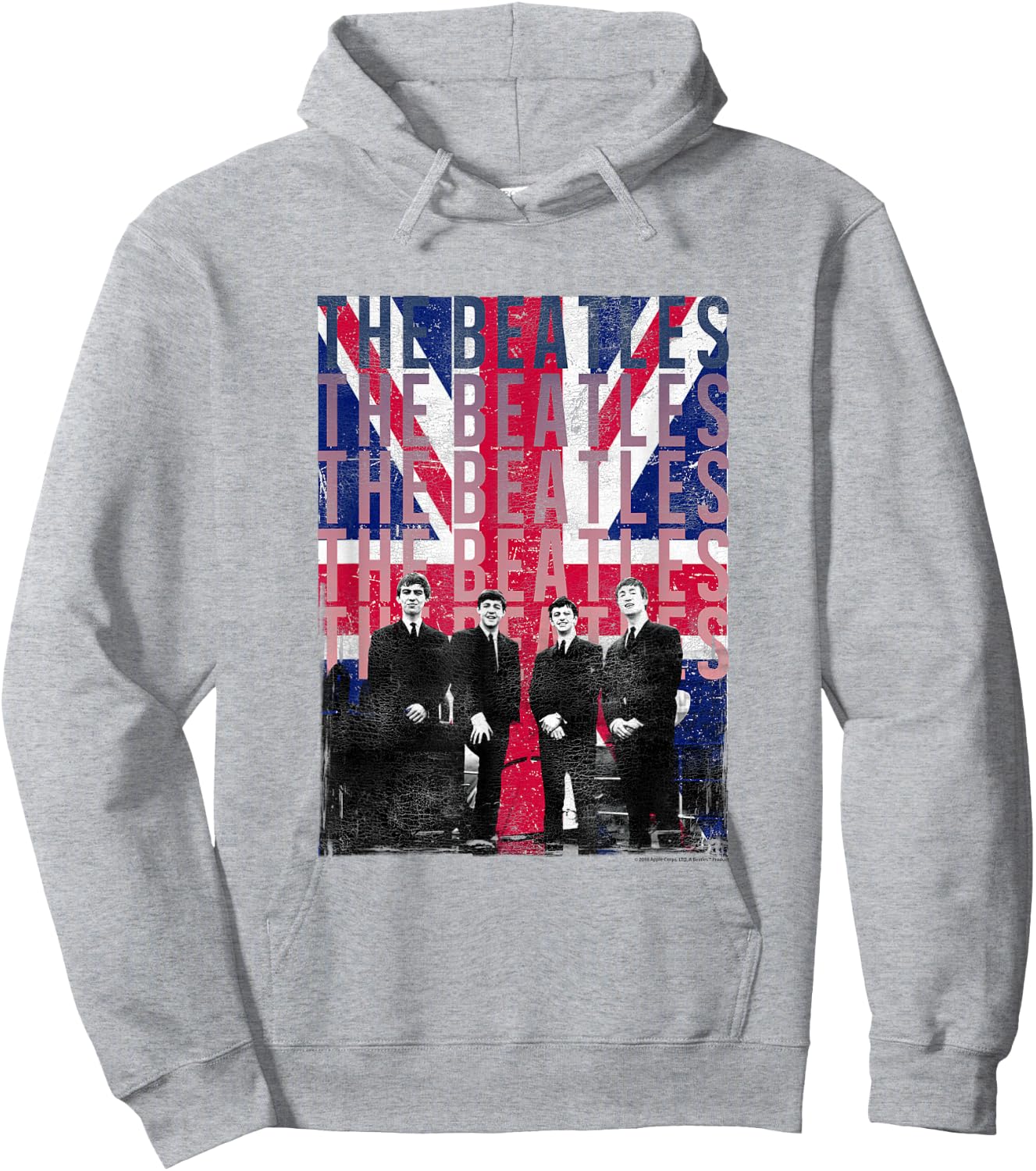 The Beatles Liverpool Flag Hoodie - Hoodie | Ash