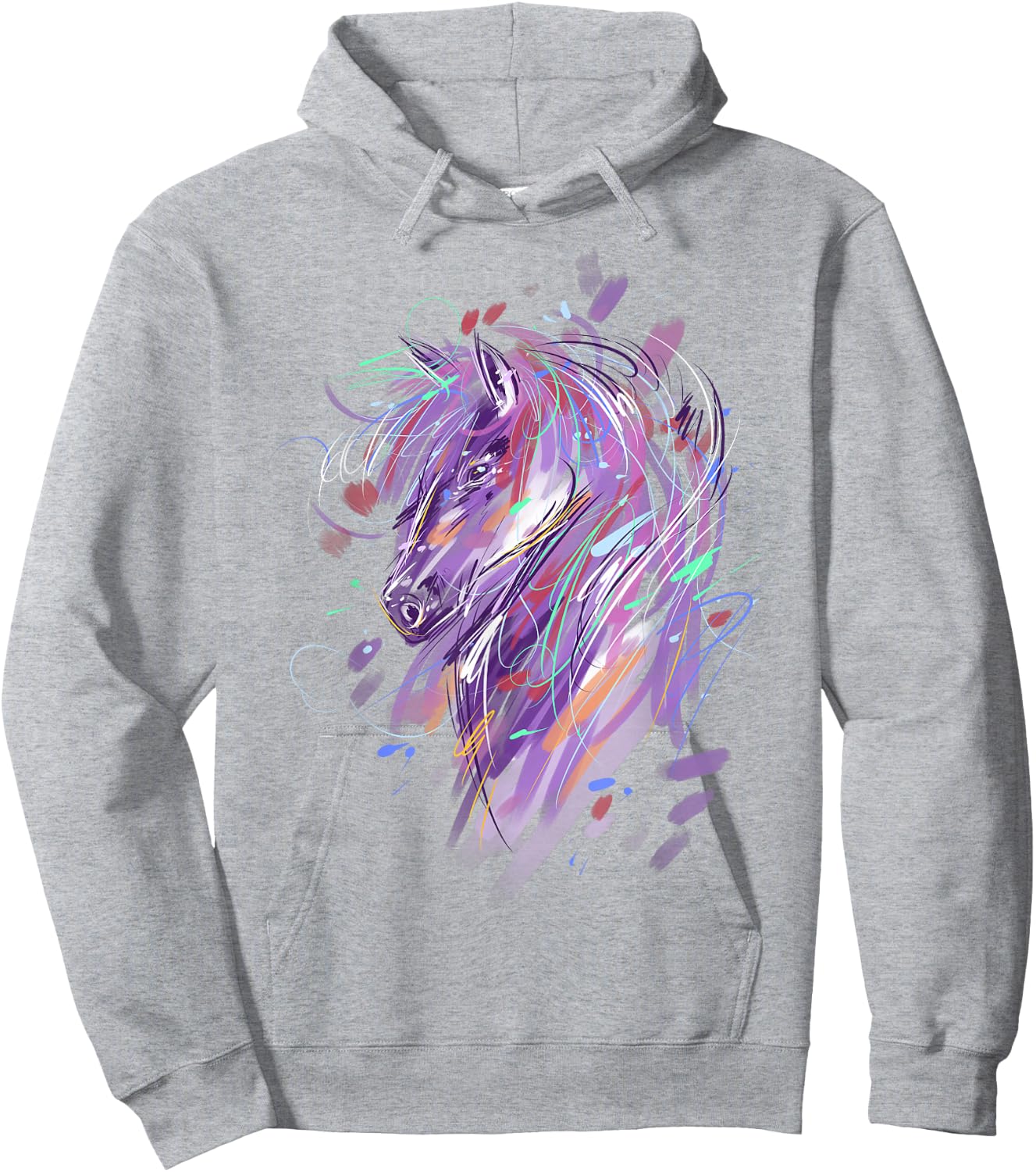 Horse Women Girls Horseback Riding Horse Lover Hoodie - Hoodie | Ash