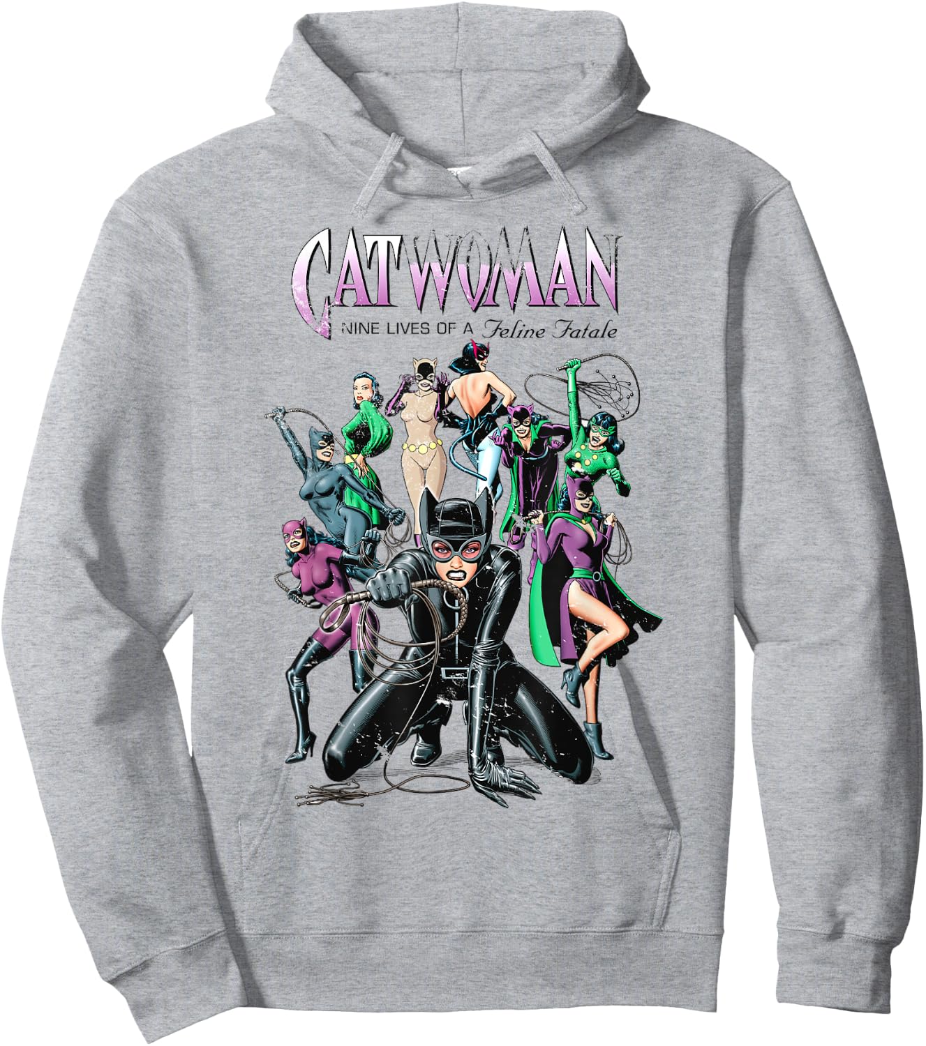 DC Catwoman Cover Nine Lives Hoodie - Hoodie | Ash
