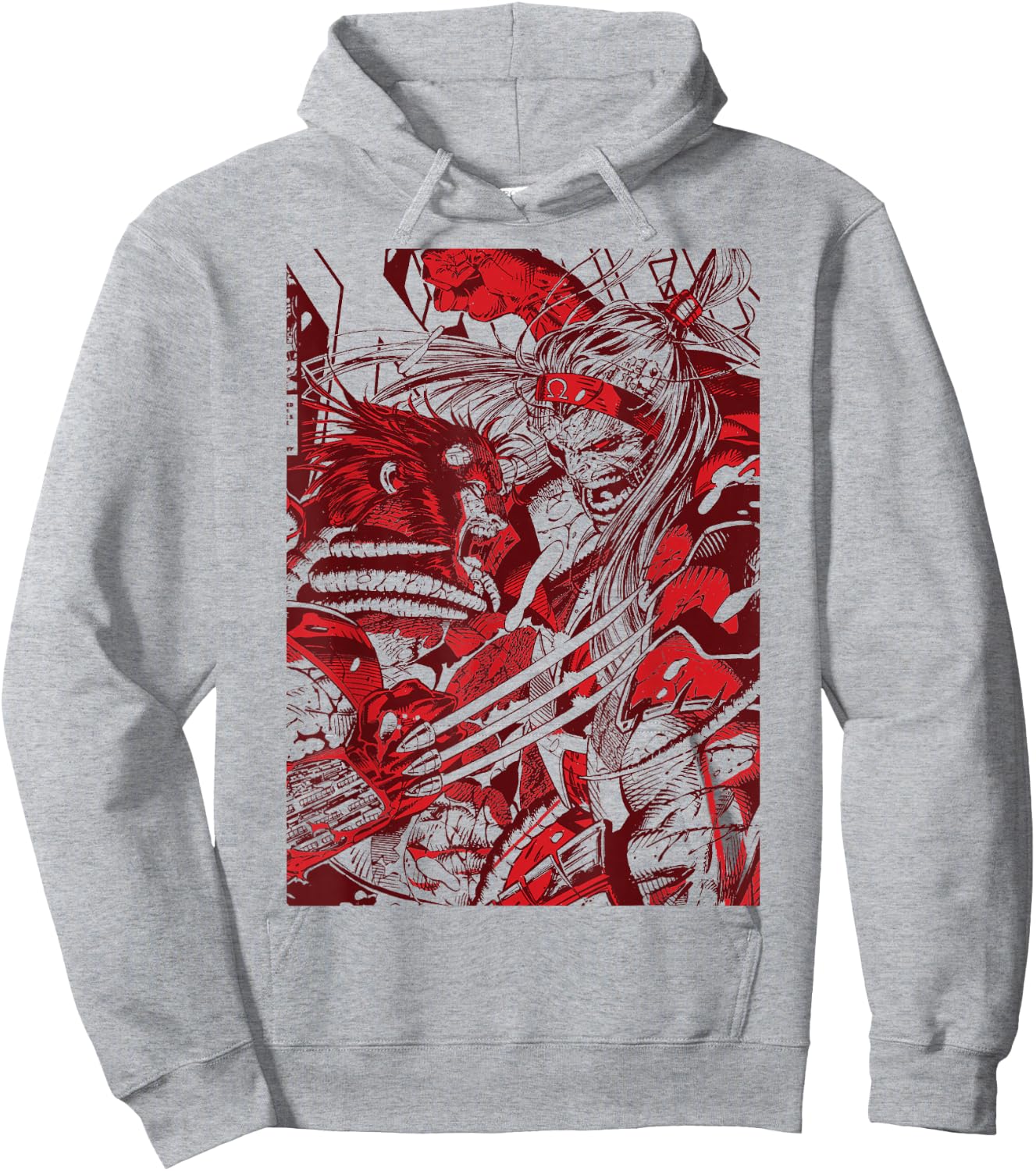 Marvel Omega Red Vs. Wolverine Hoodie - Hoodie | Ash