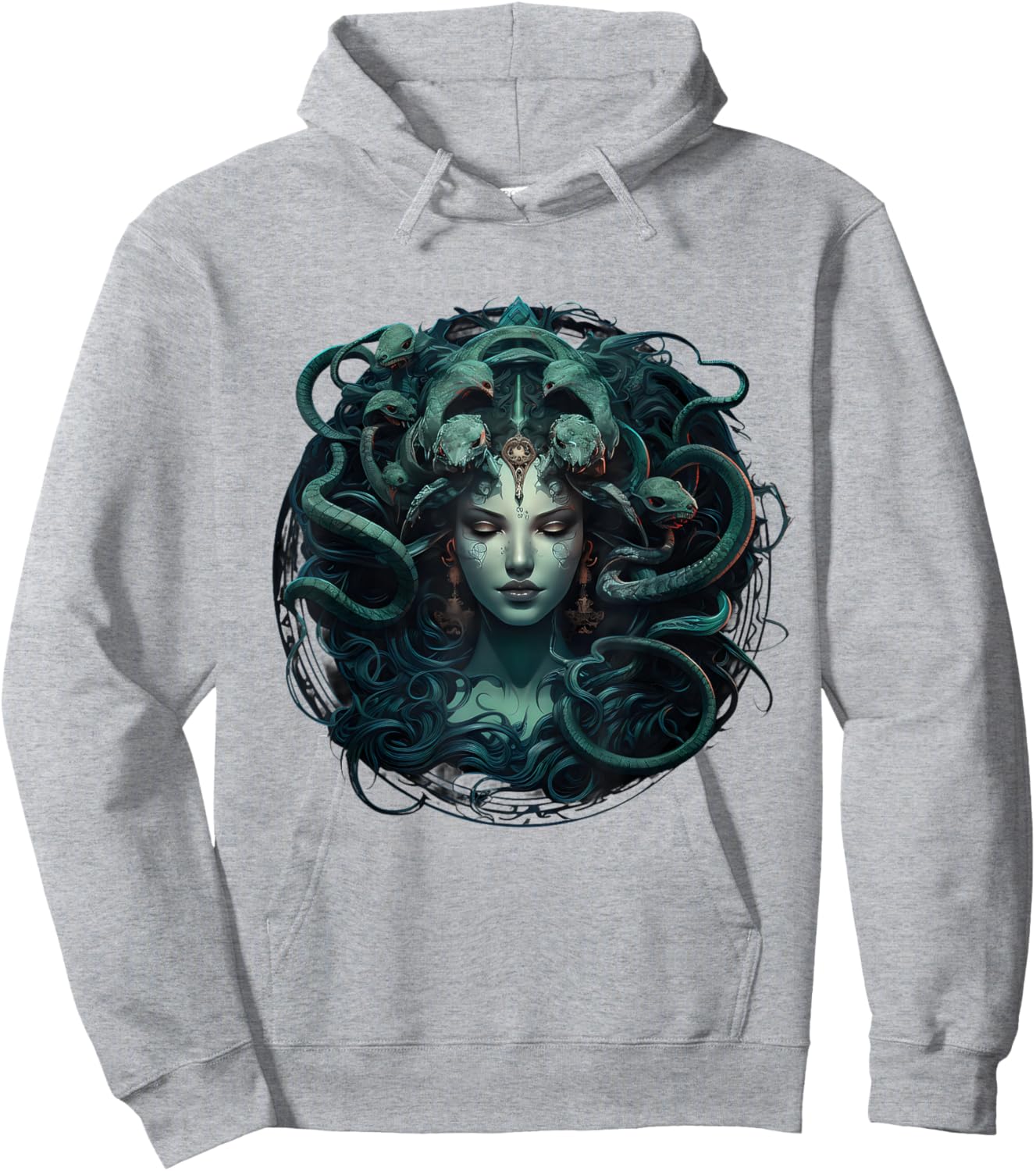 Greek Mythology Female Power Medusa Costume Hoodie - Hoodie | Ash