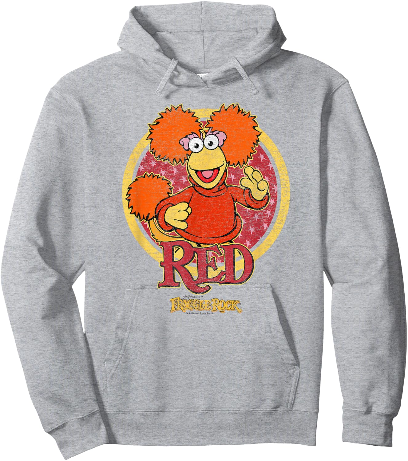 Fraggle Rock Red Circle Hoodie - Hoodie | Ash